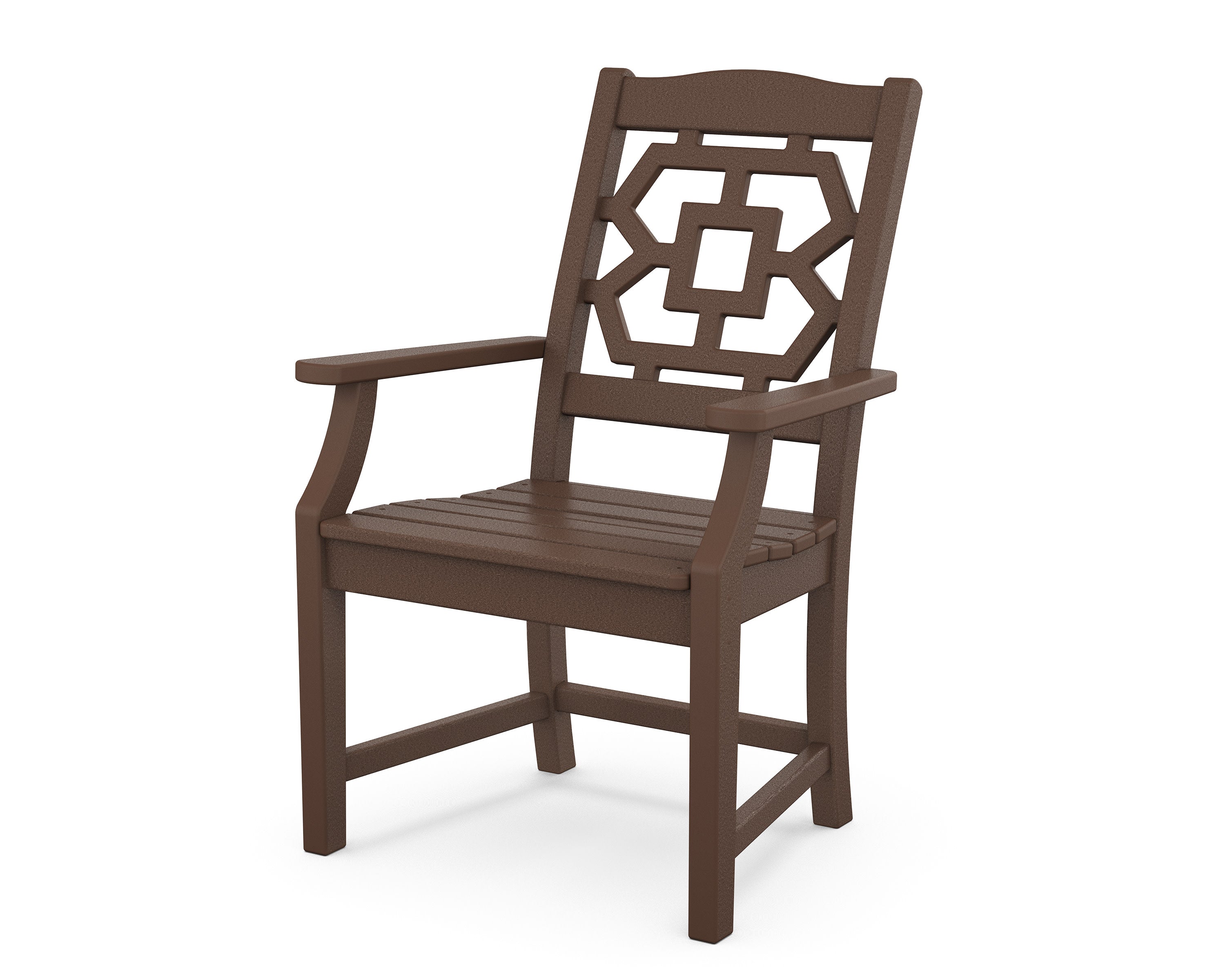 Chinoiserie Dining Arm Chair in Mahogany