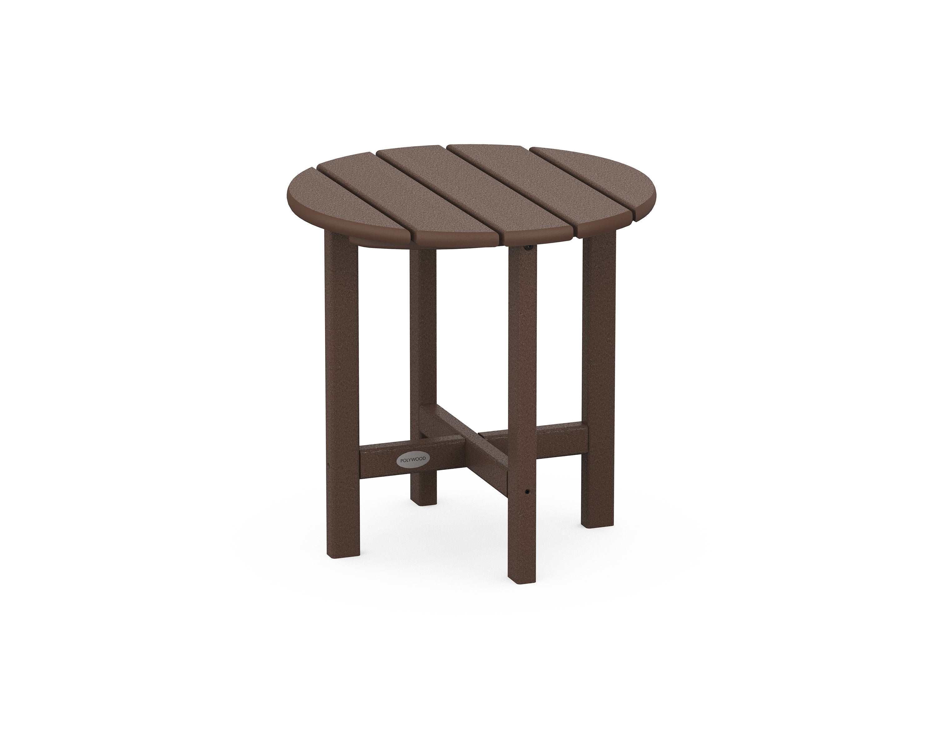 Round 18" Side Table in Mahogany