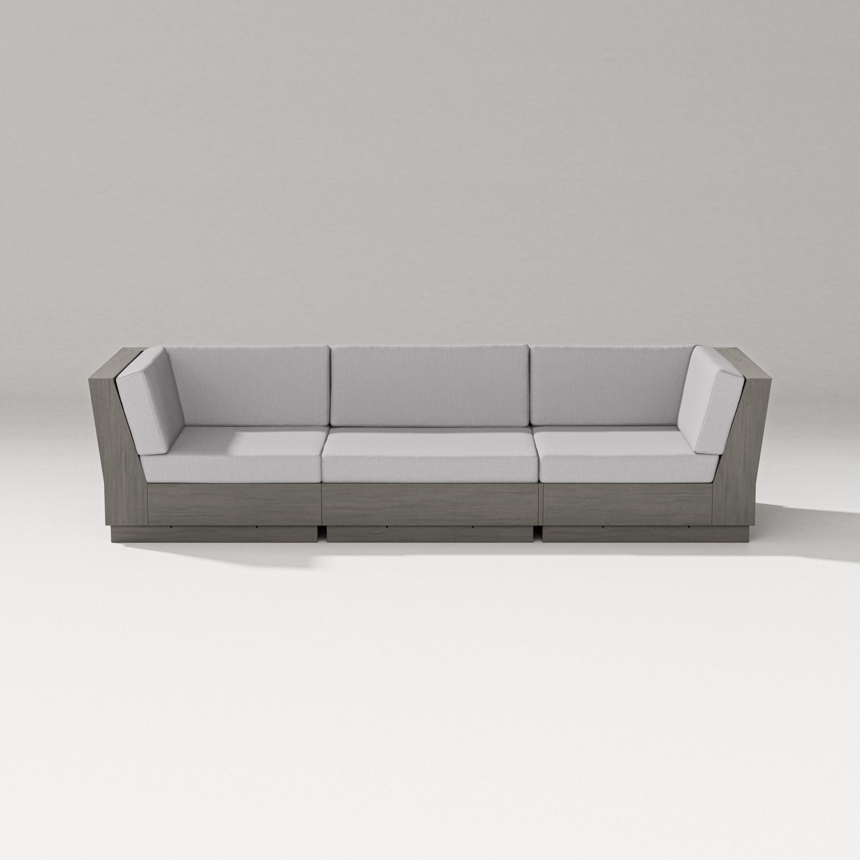 Elevate Sofa Sectional in Driftwood / Granite