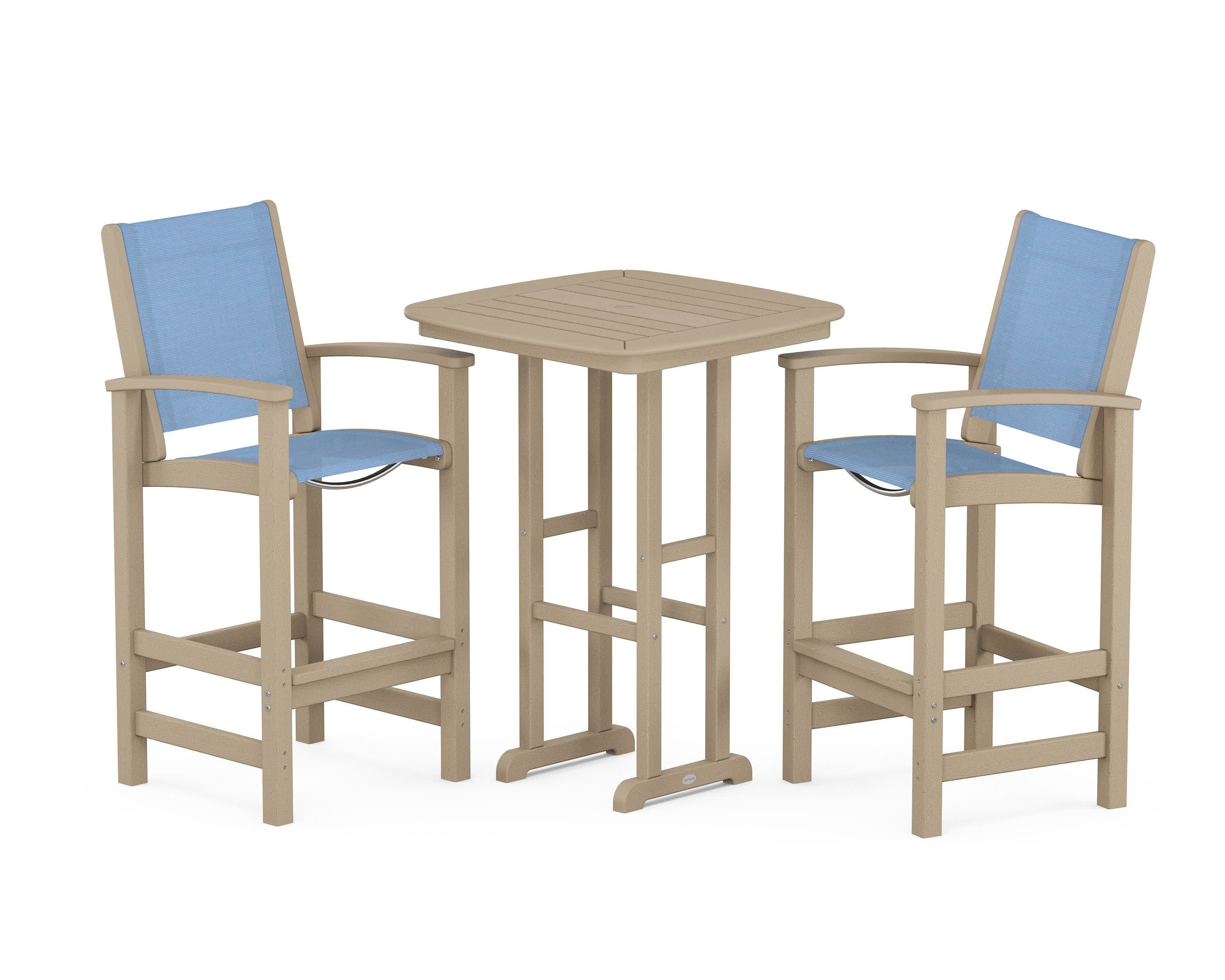 Coastal 3-Piece Bar Set in Vintage Sahara / Poolside Sling
