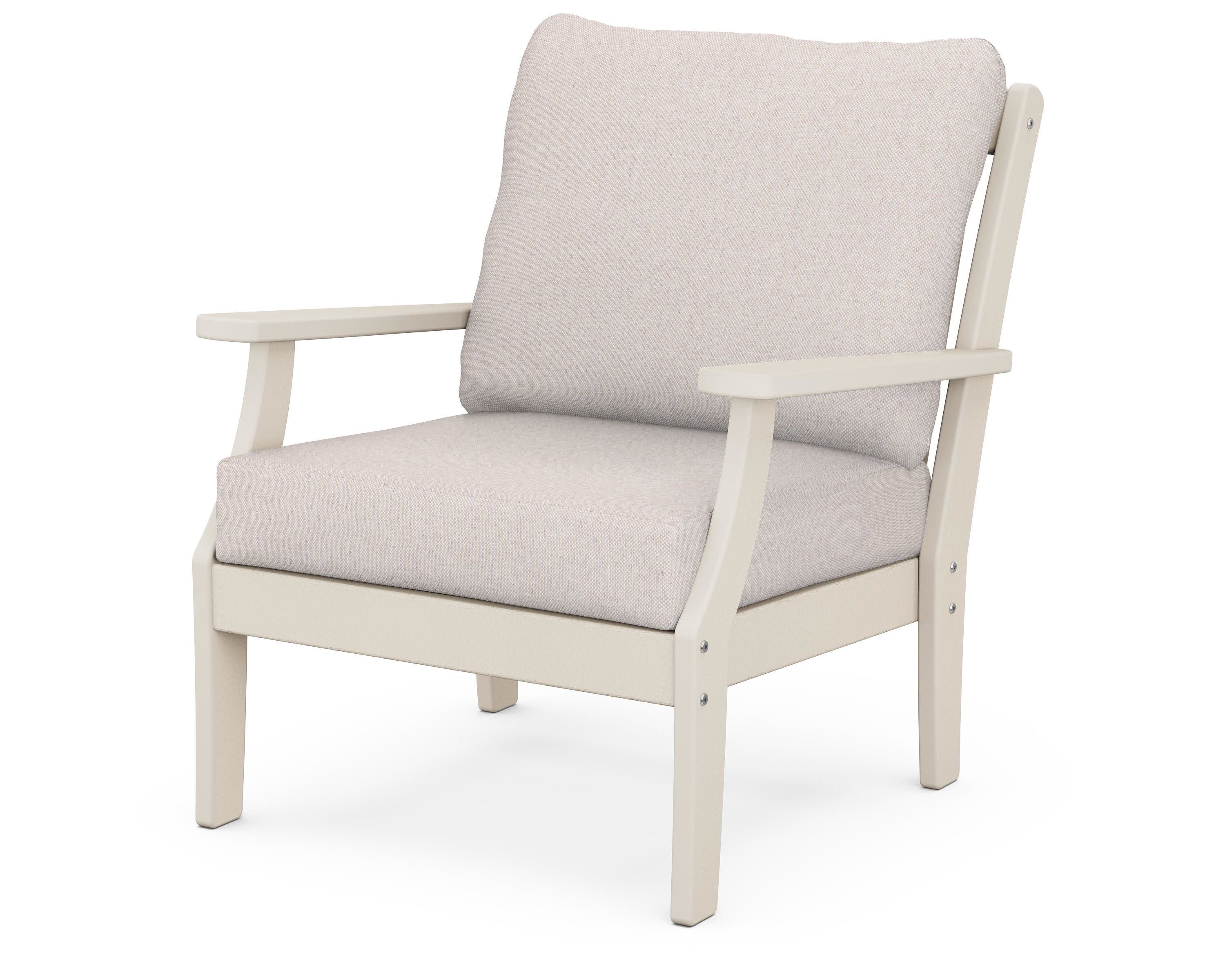 Braxton Deep Seating Chair in Sand / Dune Burlap