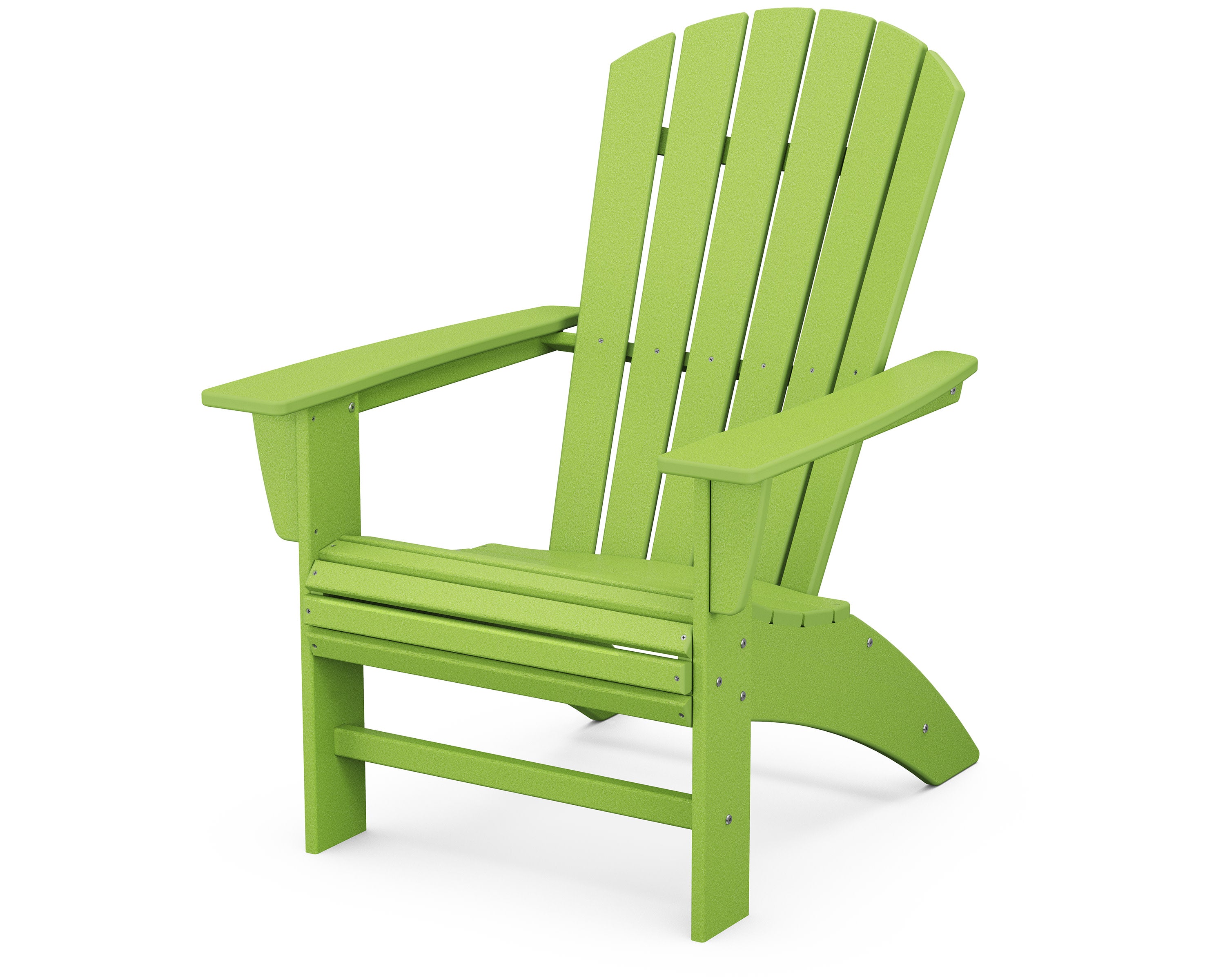 Nautical Curveback Adirondack Chair in Lime