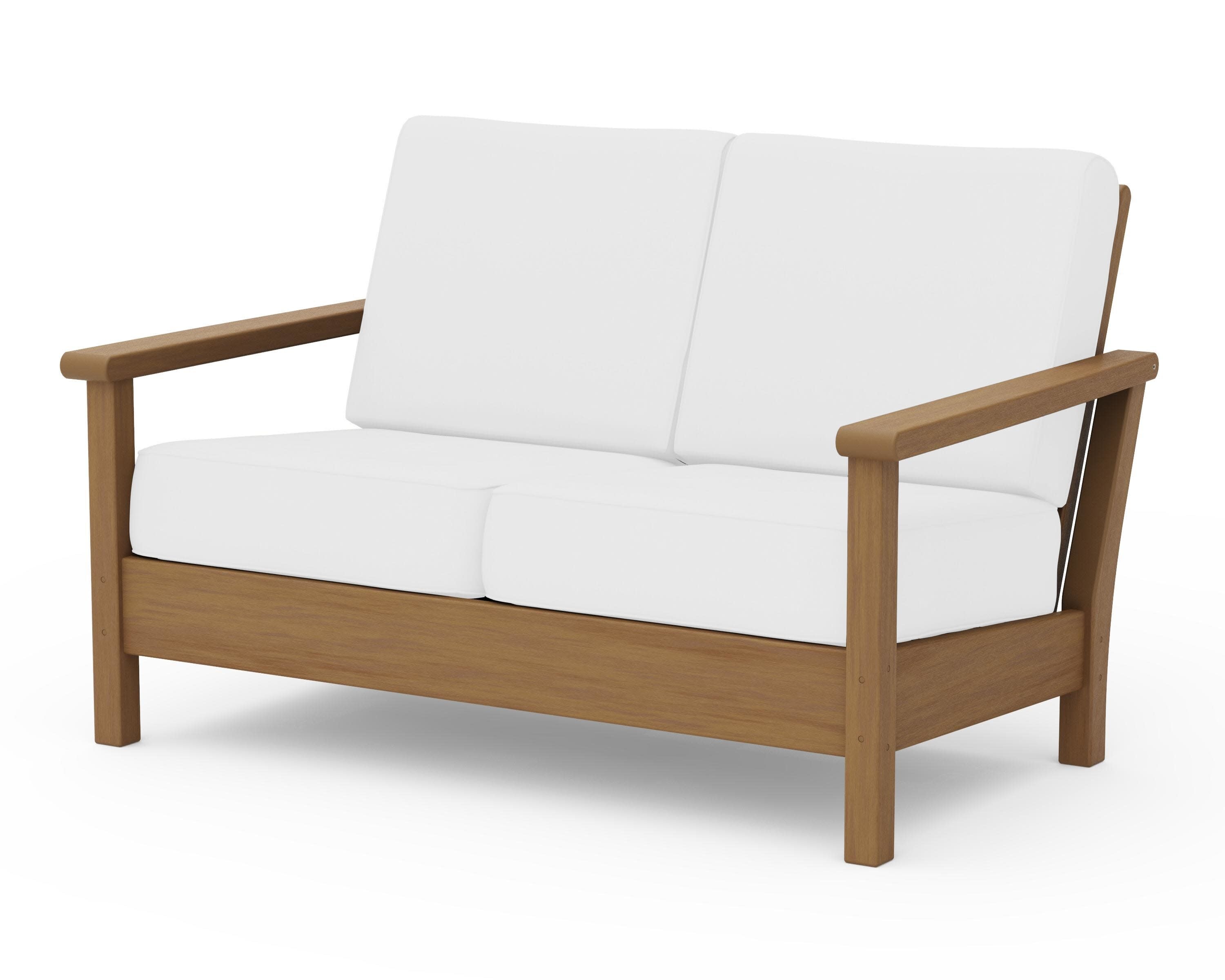 Harbour Deep Seating Loveseat in Natural / Natural