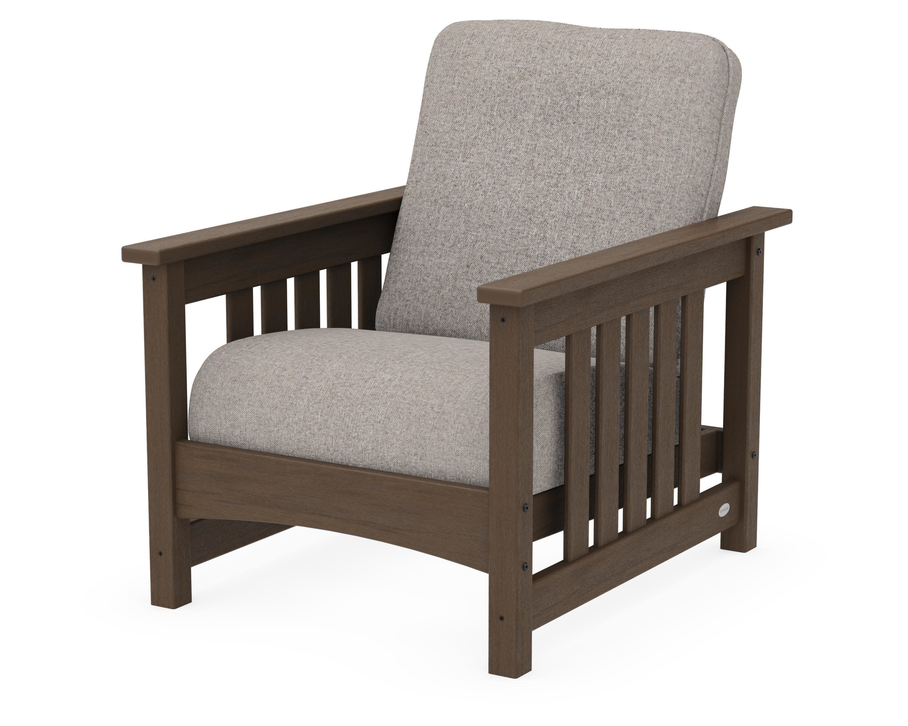Club Mission Chair in Kona / Weathered Tweed