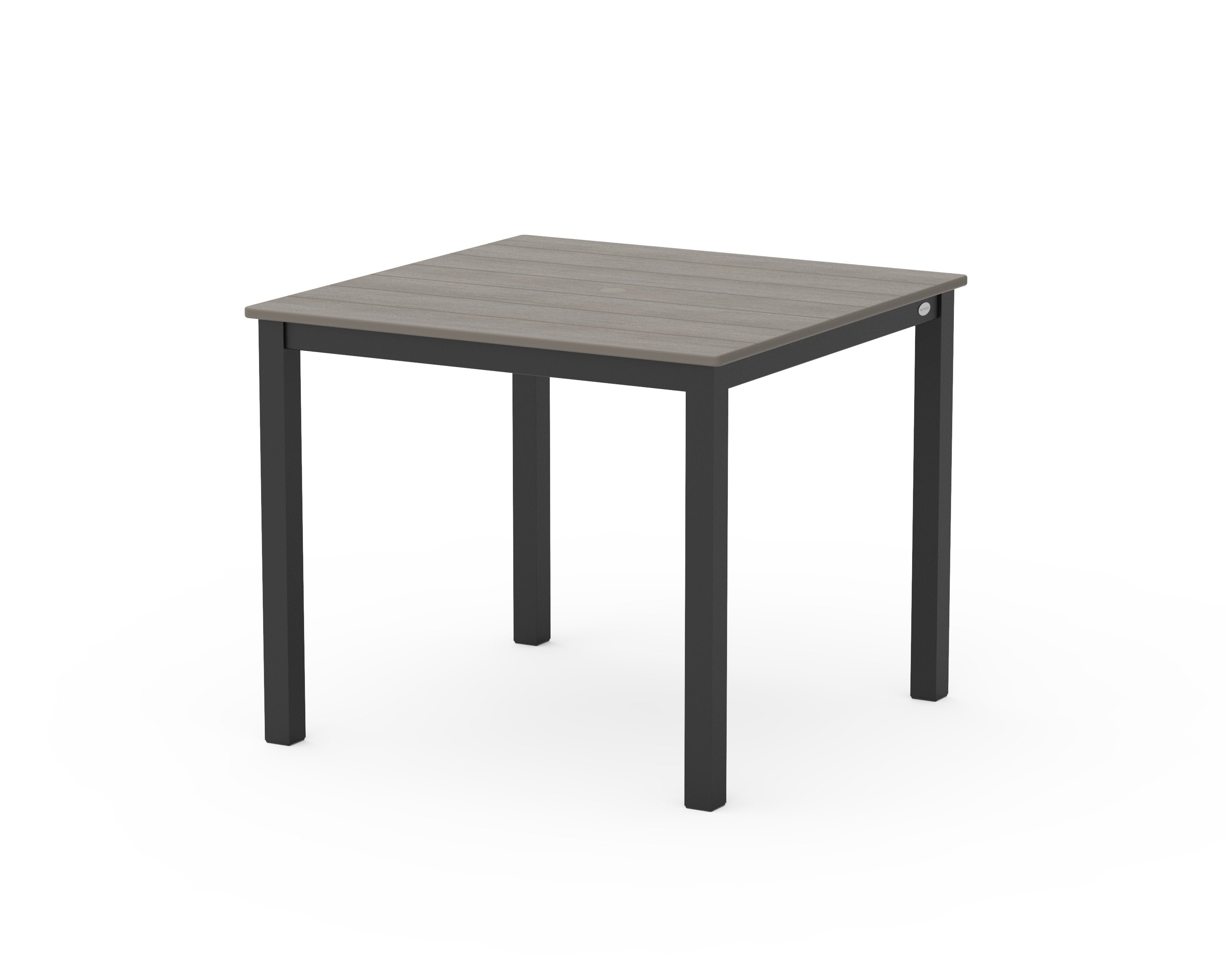 Main Street 36" x 36" Dining Table in Black / Driftwood