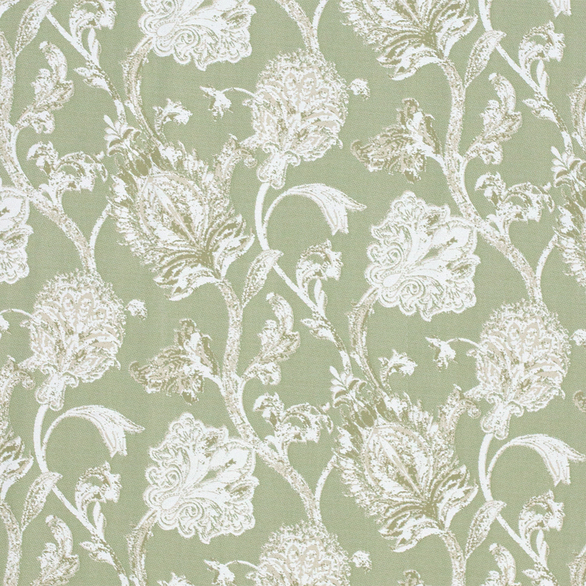 Botanical Garden Chartreuse Performance Fabric Sample