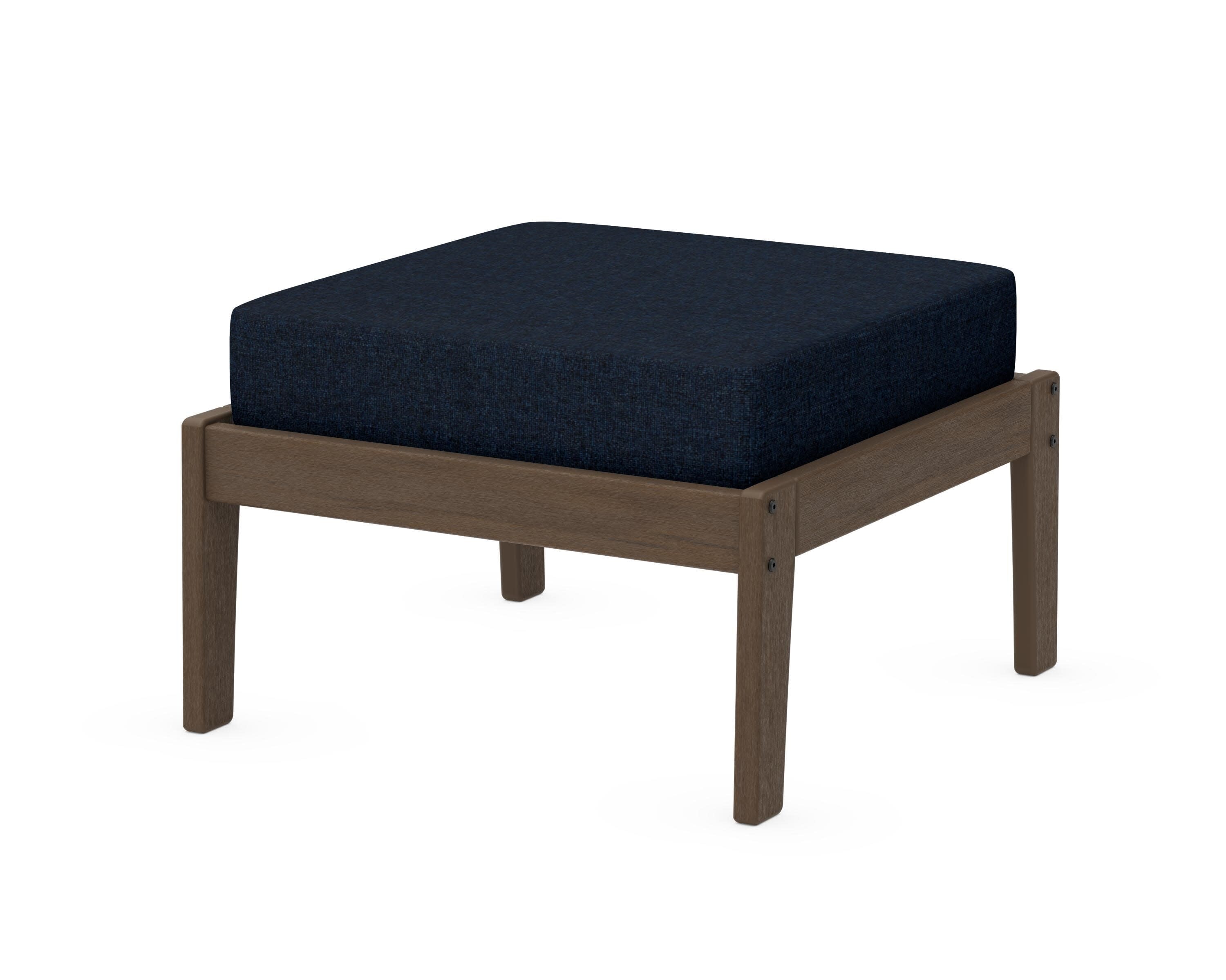 Deep Seating Ottoman in Kona / Marine Indigo