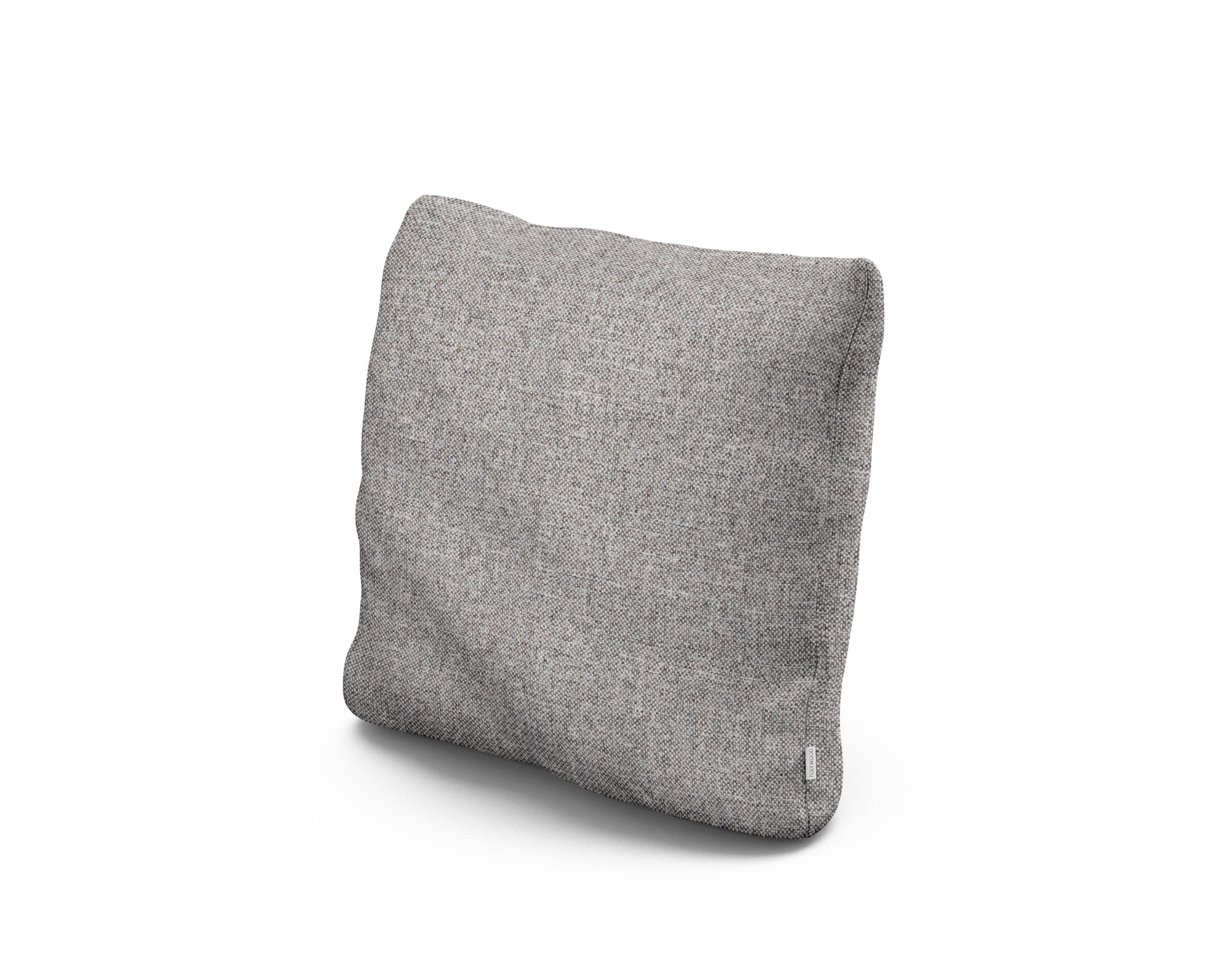 16" Outdoor Throw Pillow in Grey Mist