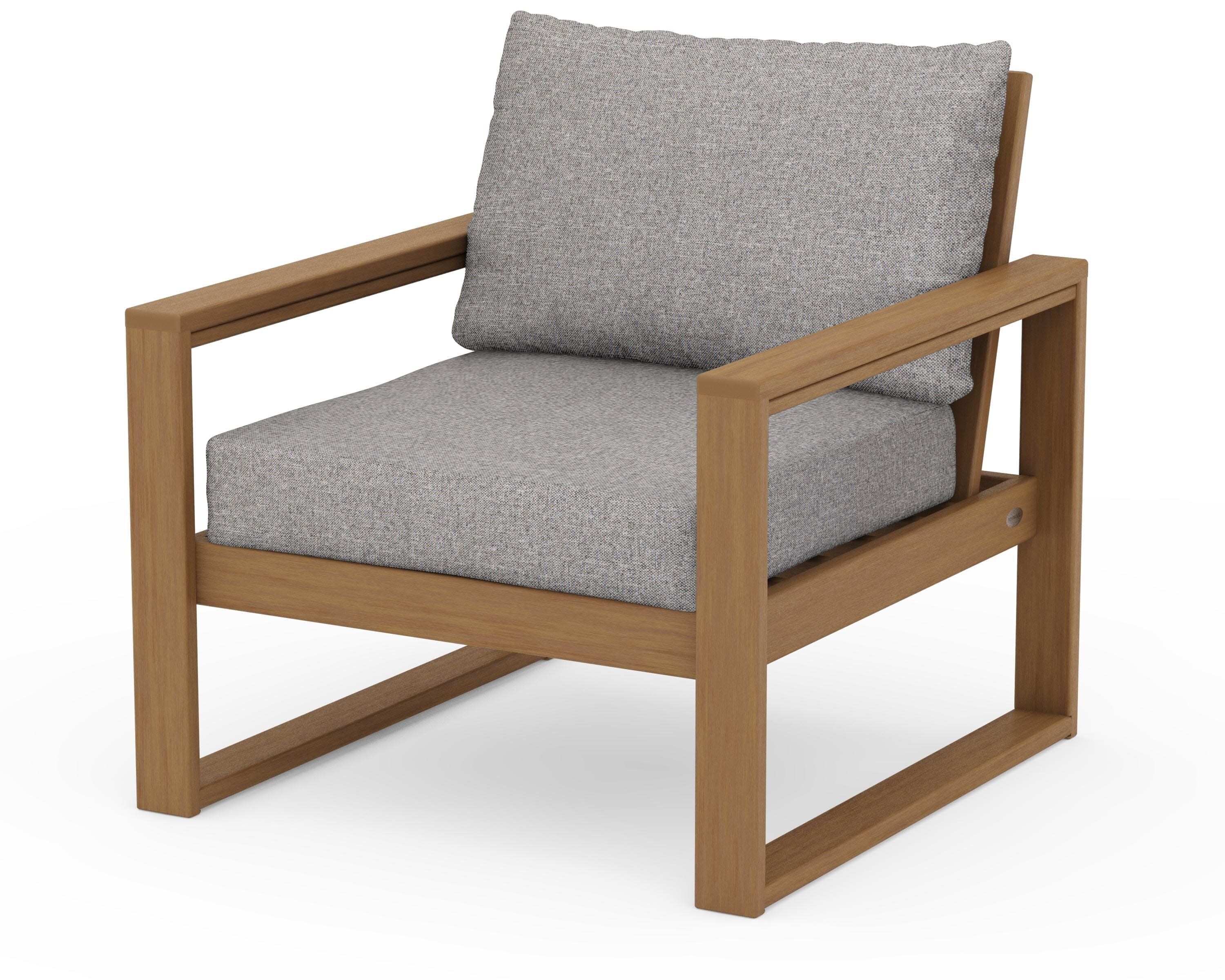 EDGE Club Chair in Natural / Grey Mist
