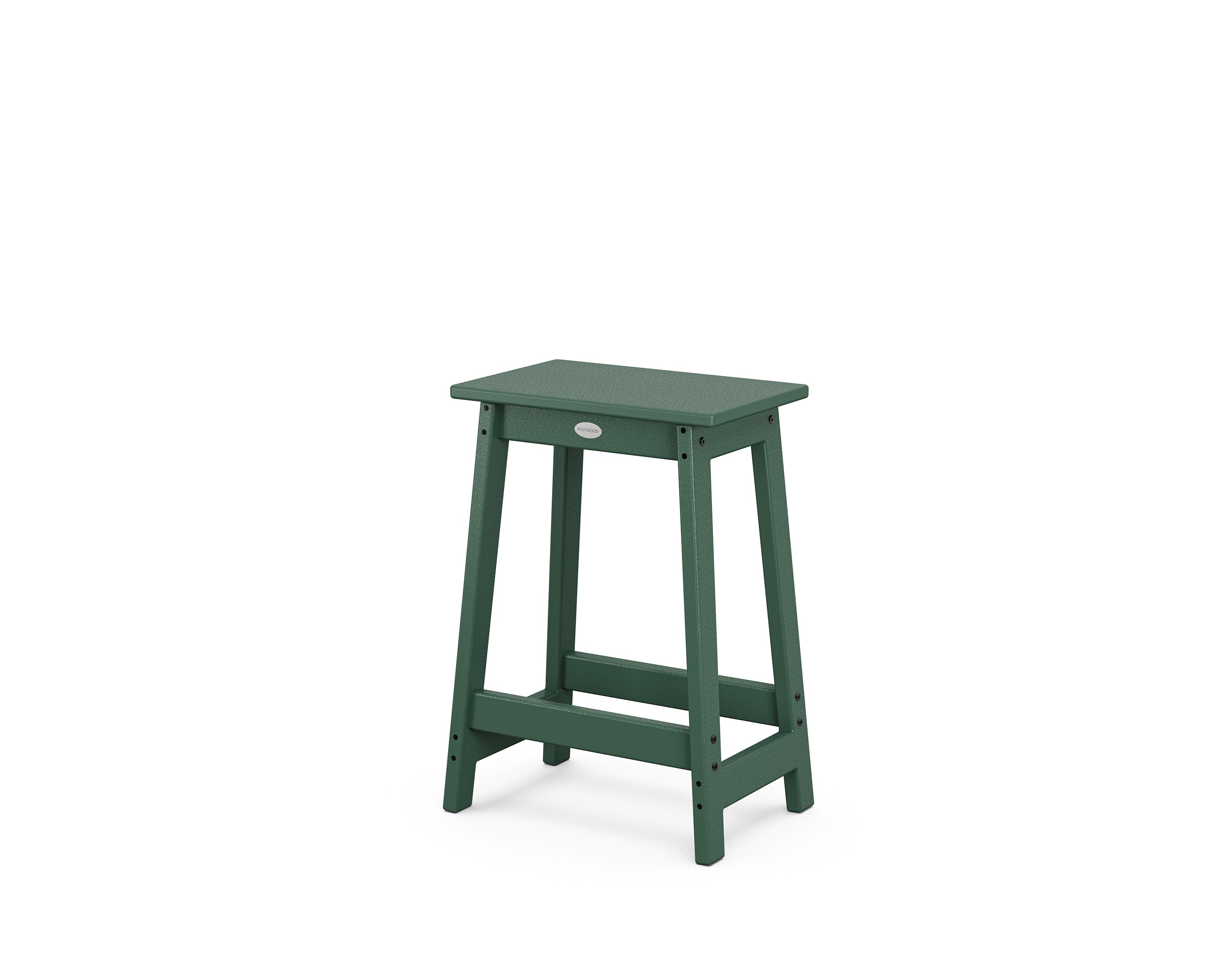 Modern Studio Counter Stool in Green