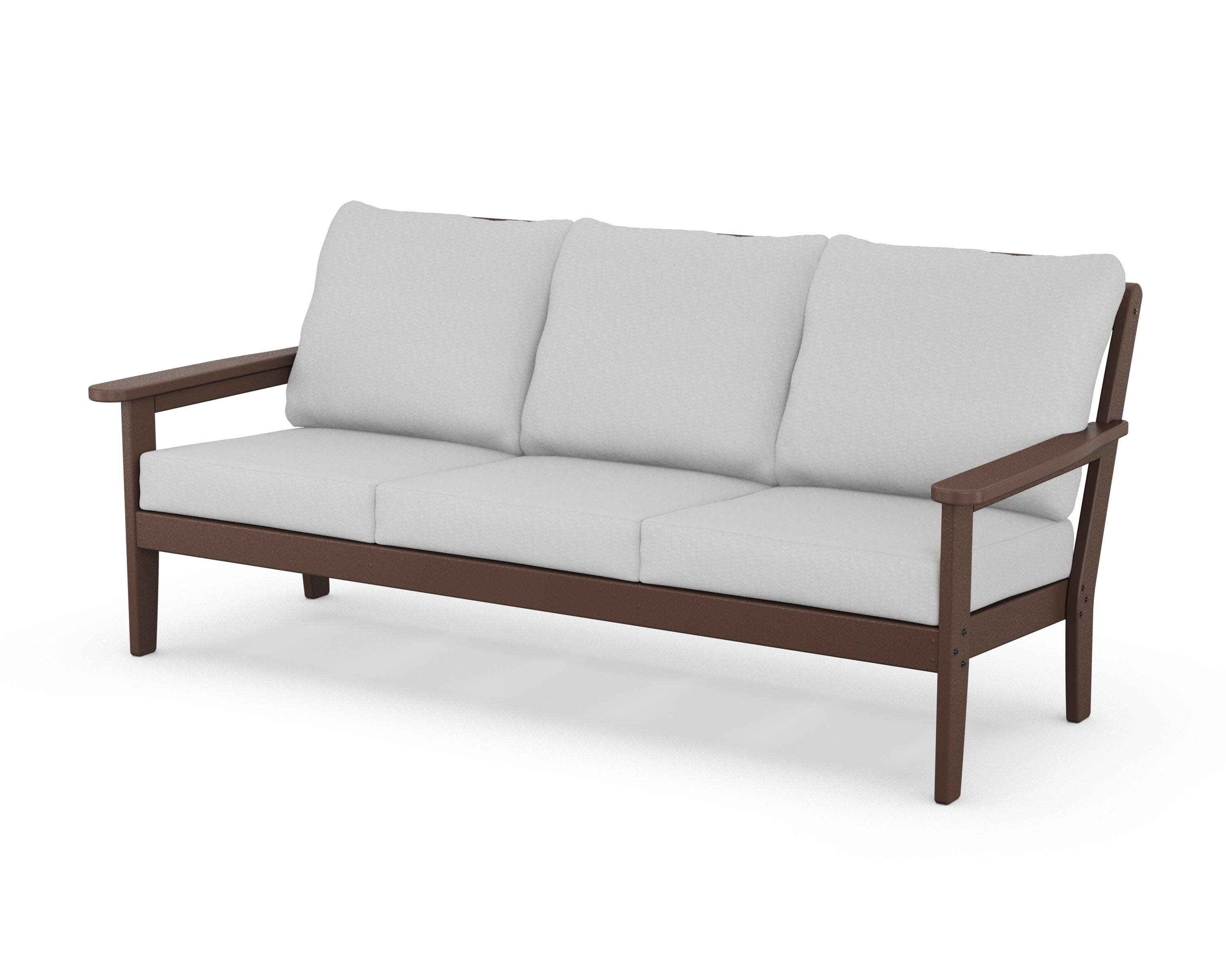 Cottage Deep Seating Sofa in Mahogany / Diamond in the Rough