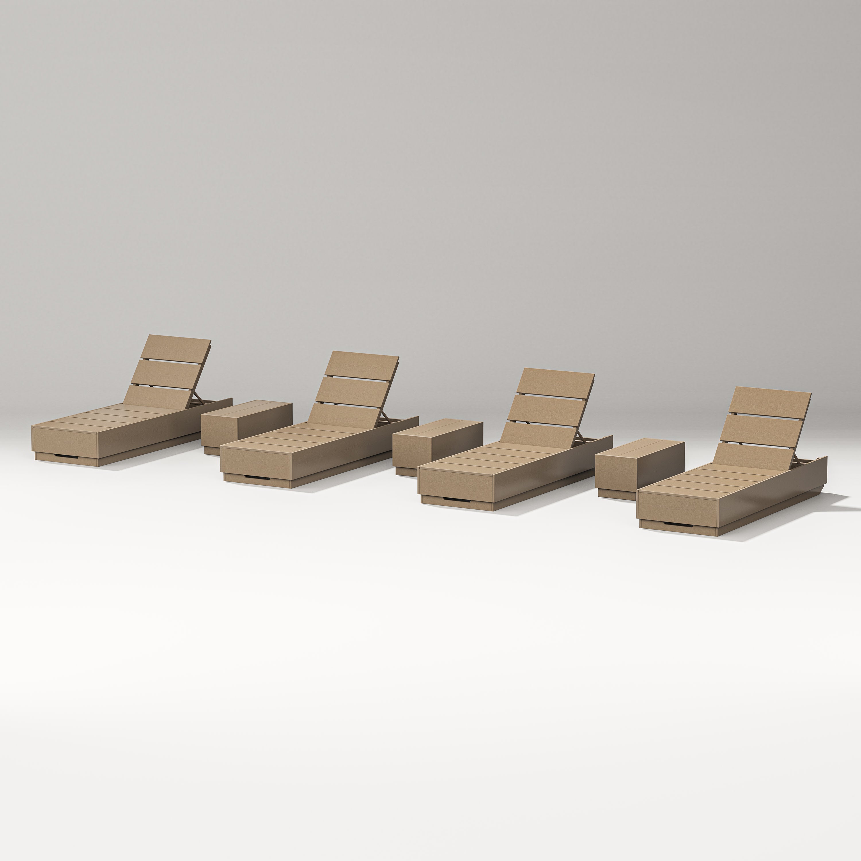 Elevate 7-Piece Chaise Lounge Set in Vintage Sahara