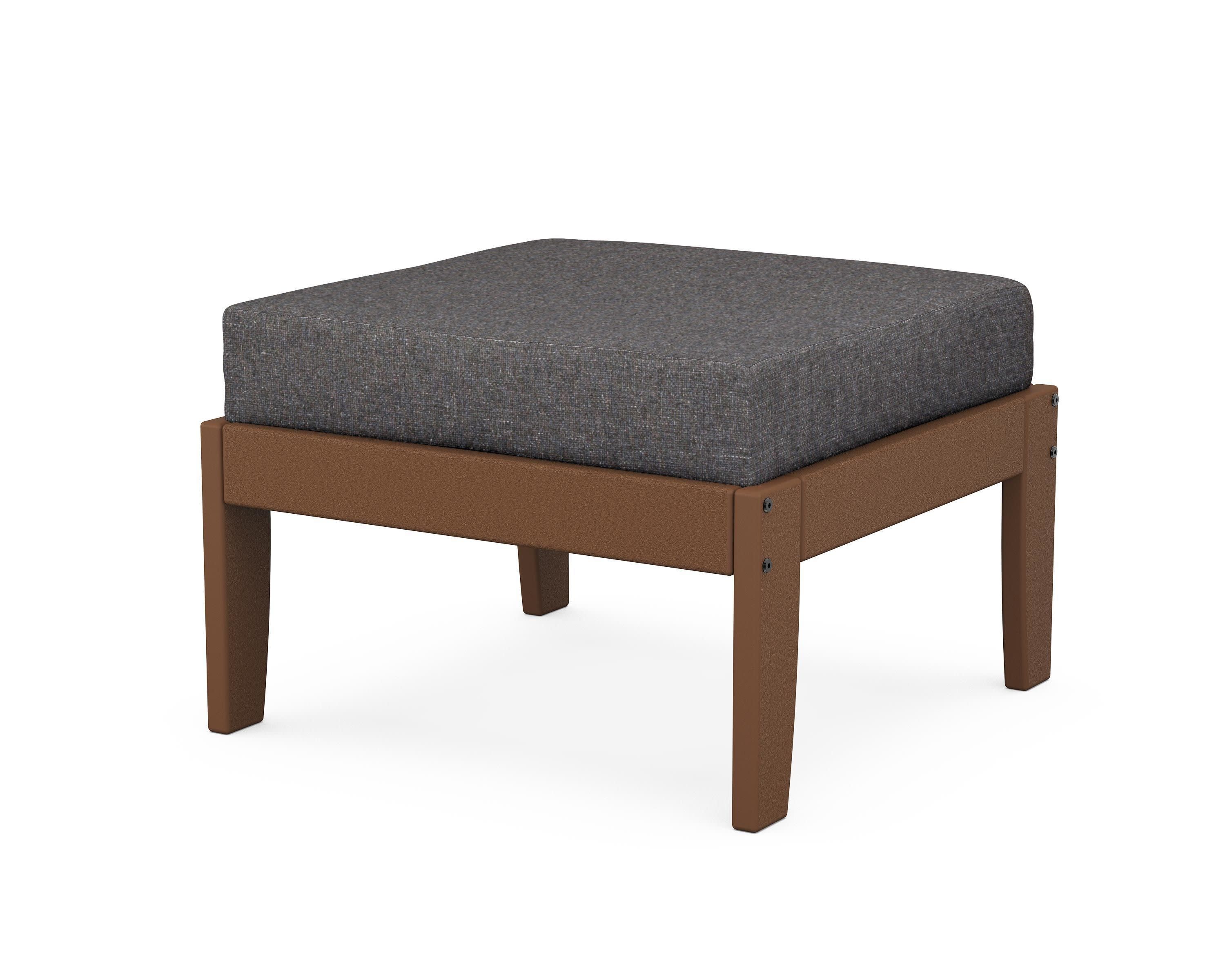 Modular Ottoman - Classic in Teak / Ash Charcoal