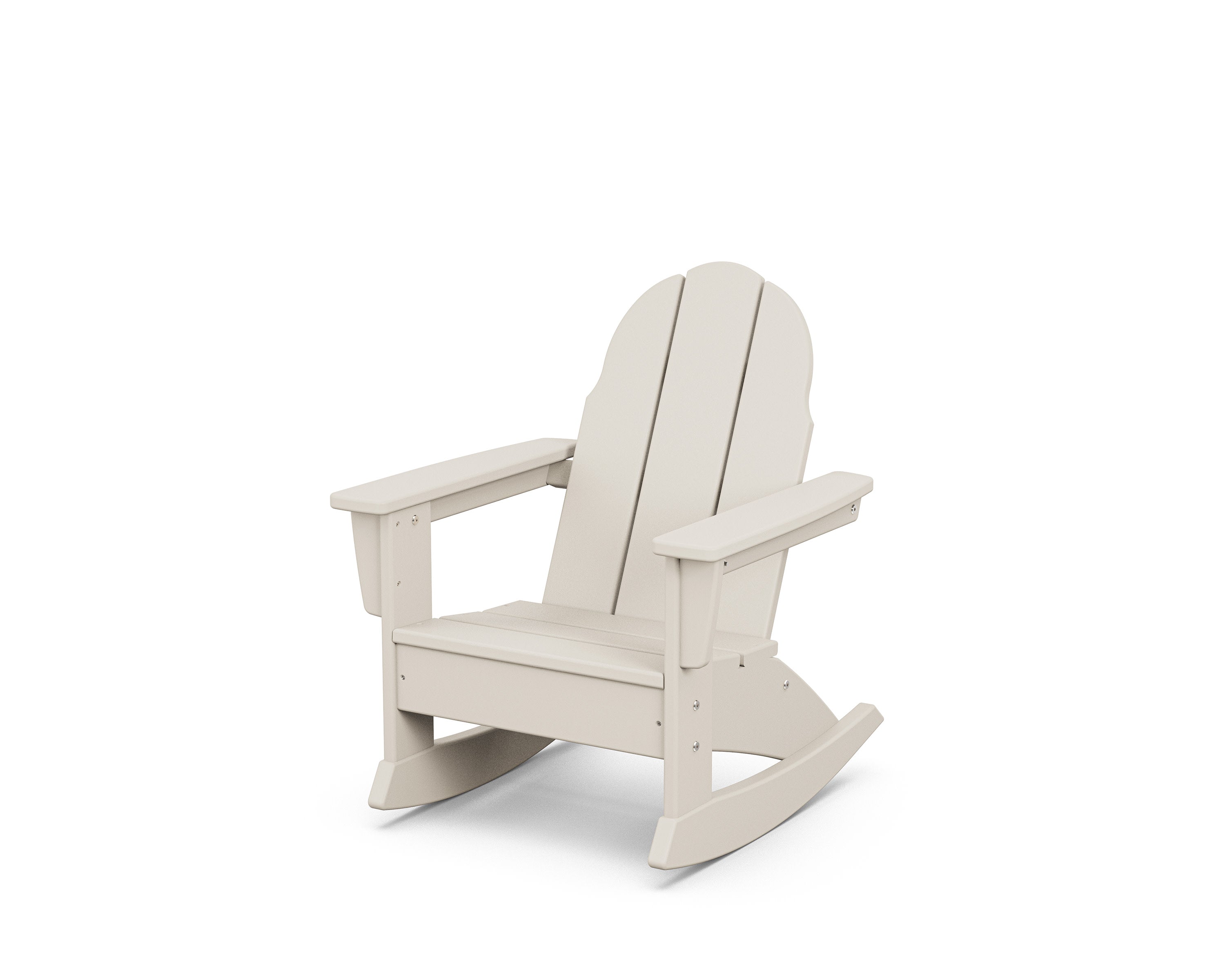 Kids Vineyard Adirondack Rocking Chair in Sand