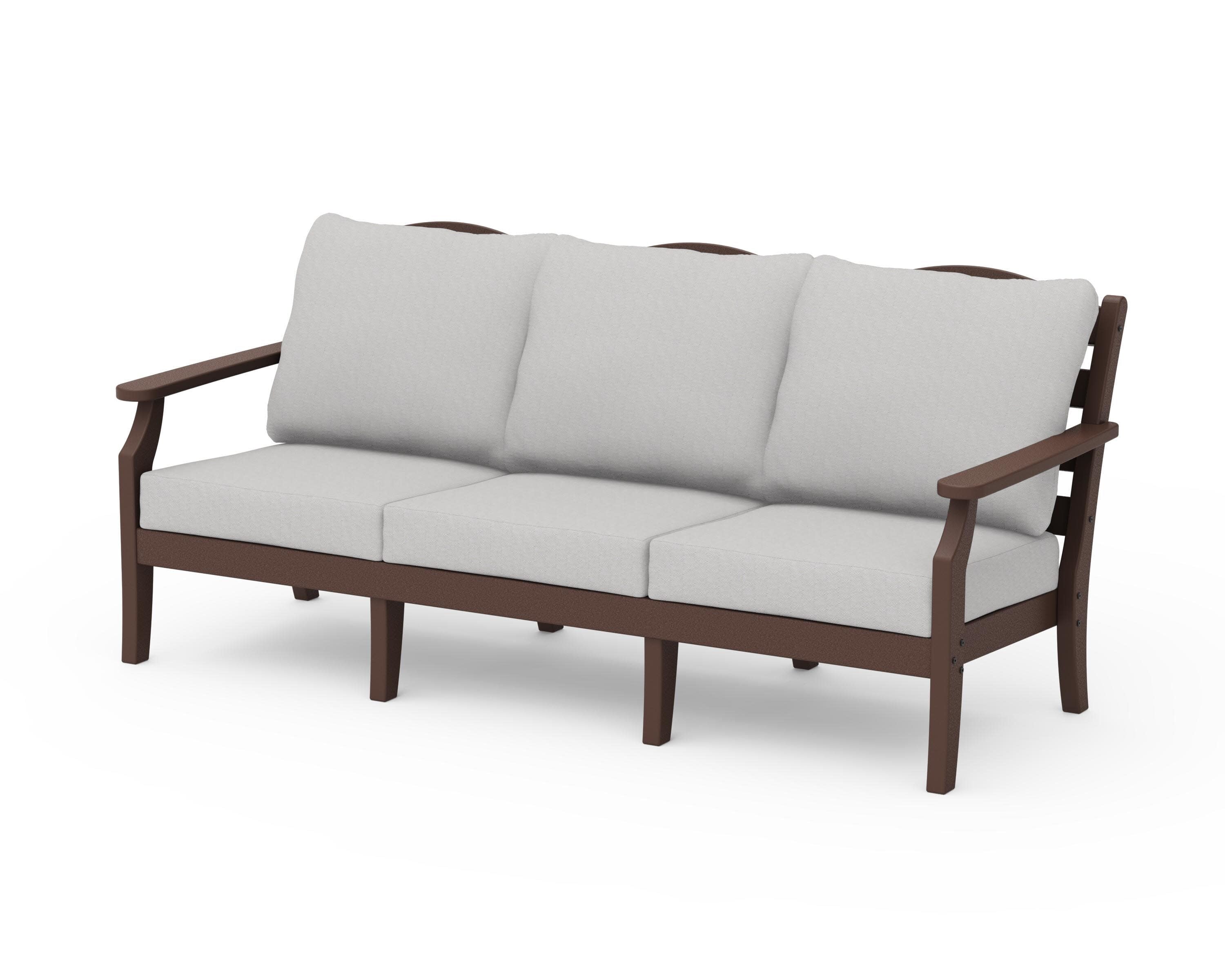 Savannah Deep Seating Sofa in Mahogany / Diamond in the Rough