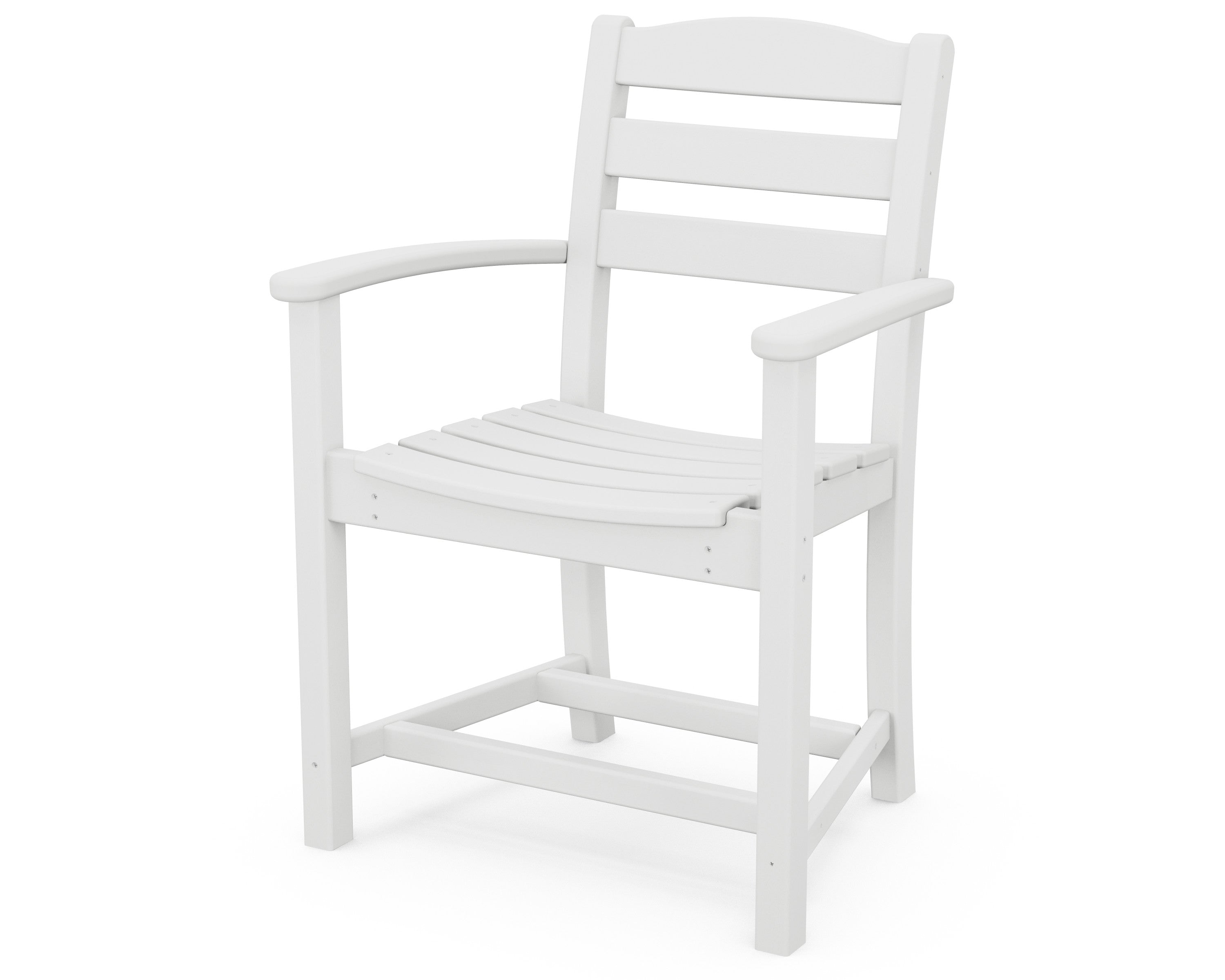 La Casa Caf Dining Arm Chair in White