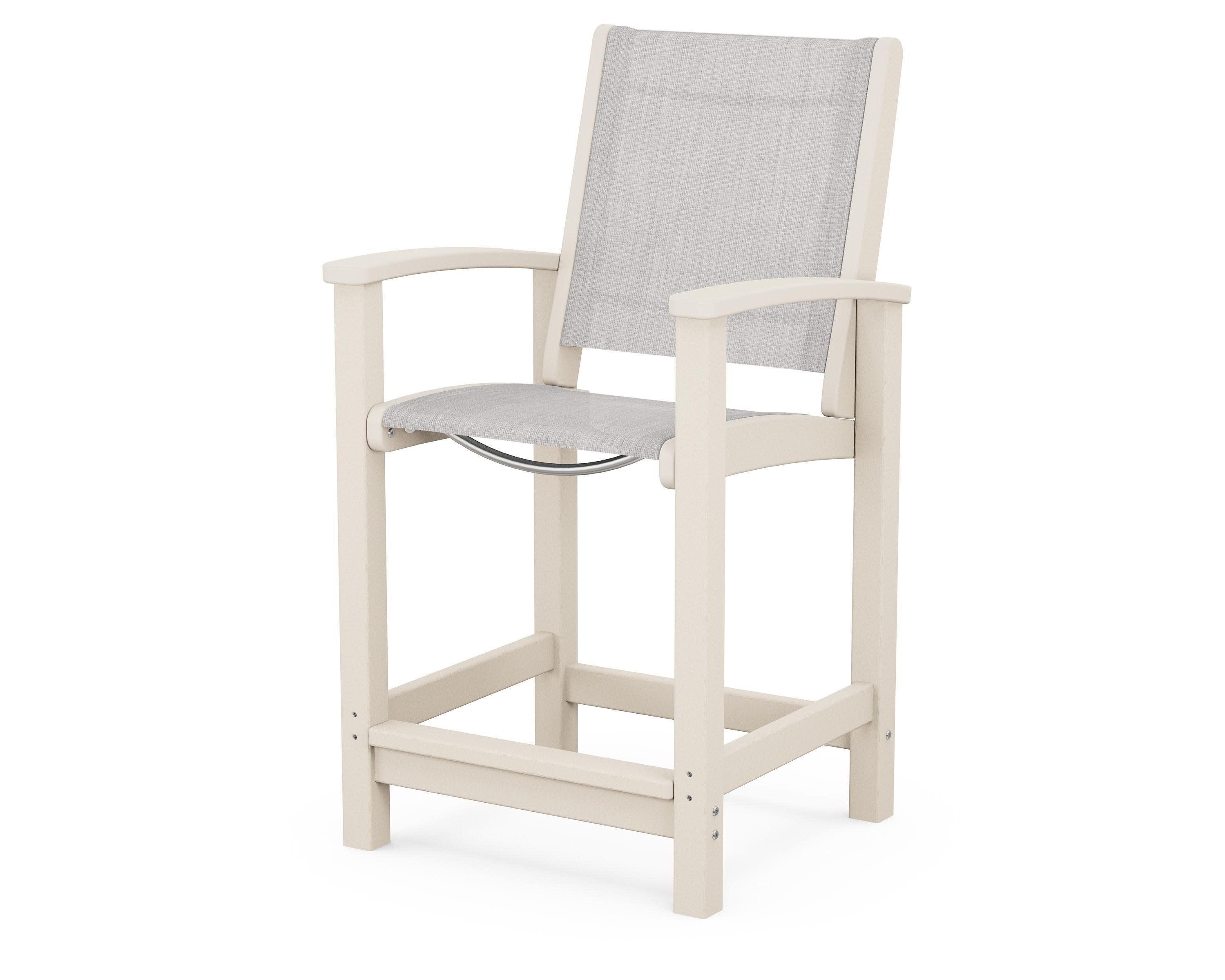 Coastal Counter Chair in Sand / Parchment Sling