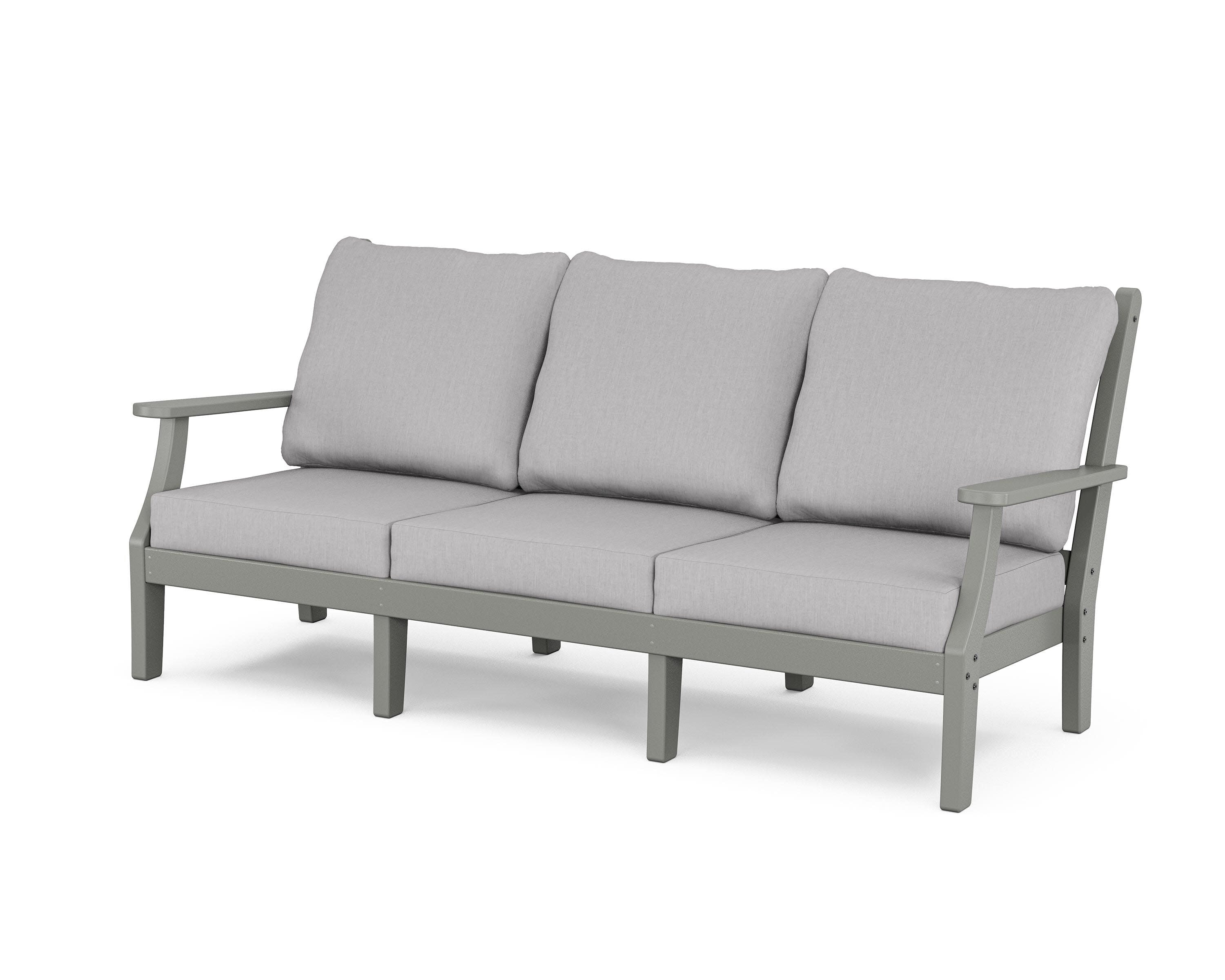 Wovendale Deep Seating Sofa in Slate Grey / Granite