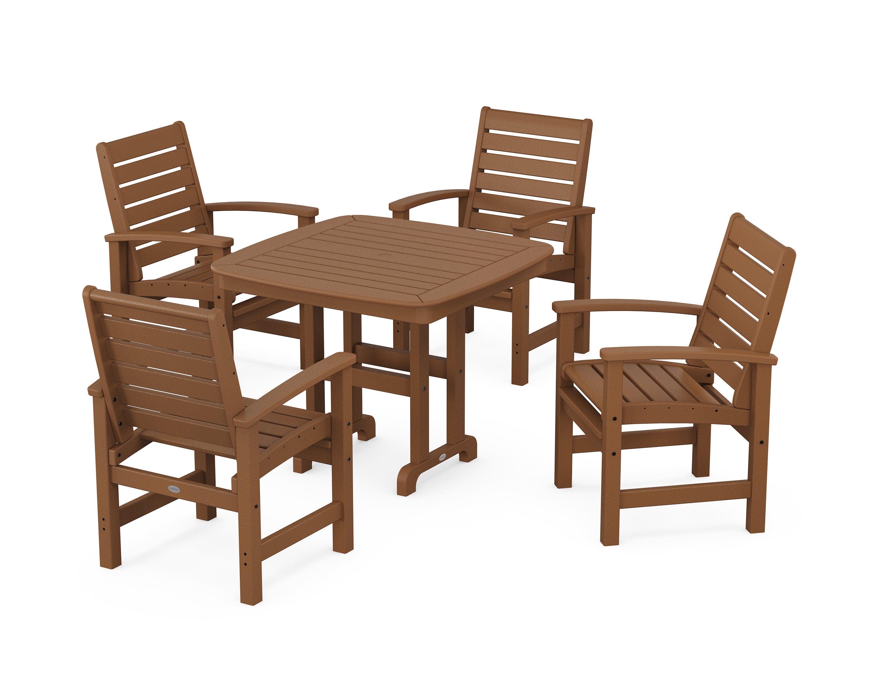 Signature 5-Piece Dining Set in Teak