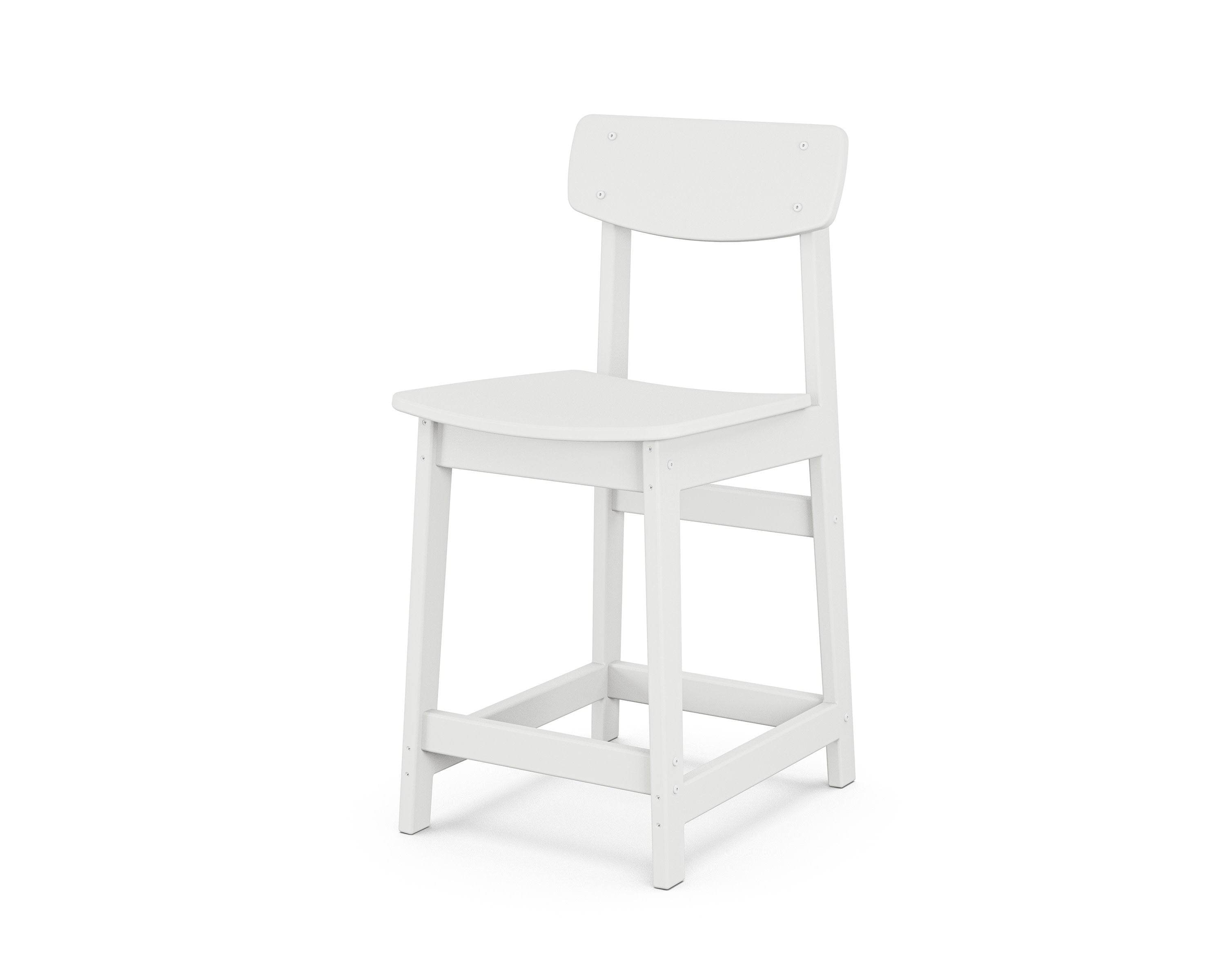 Modern Studio Urban Counter Chair in White