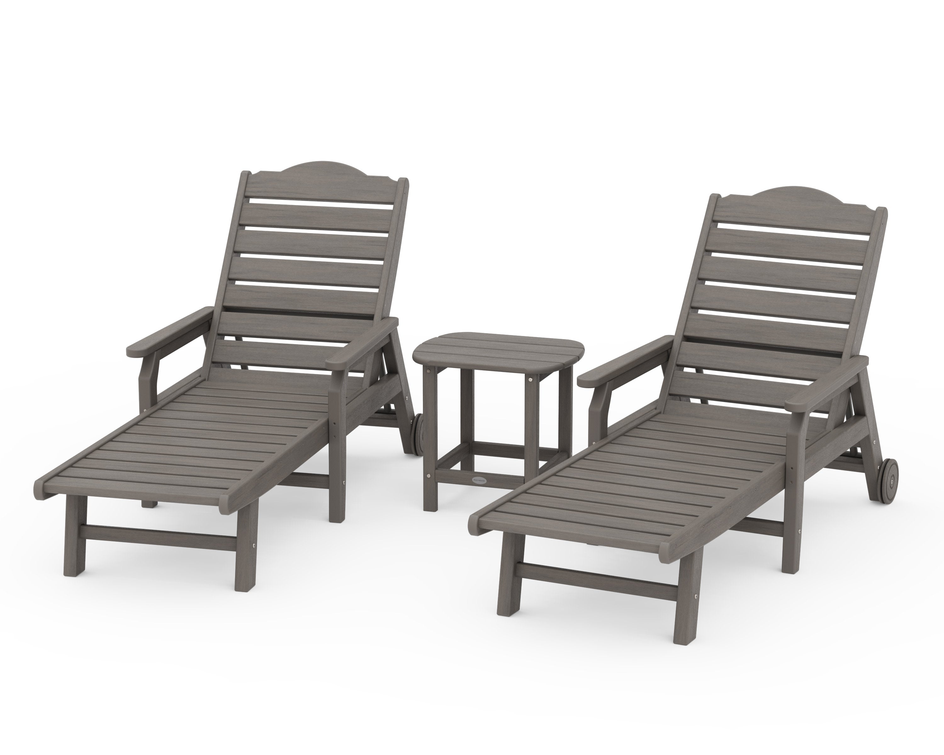 3-Piece Savannah Chaise Lounge Set in Driftwood