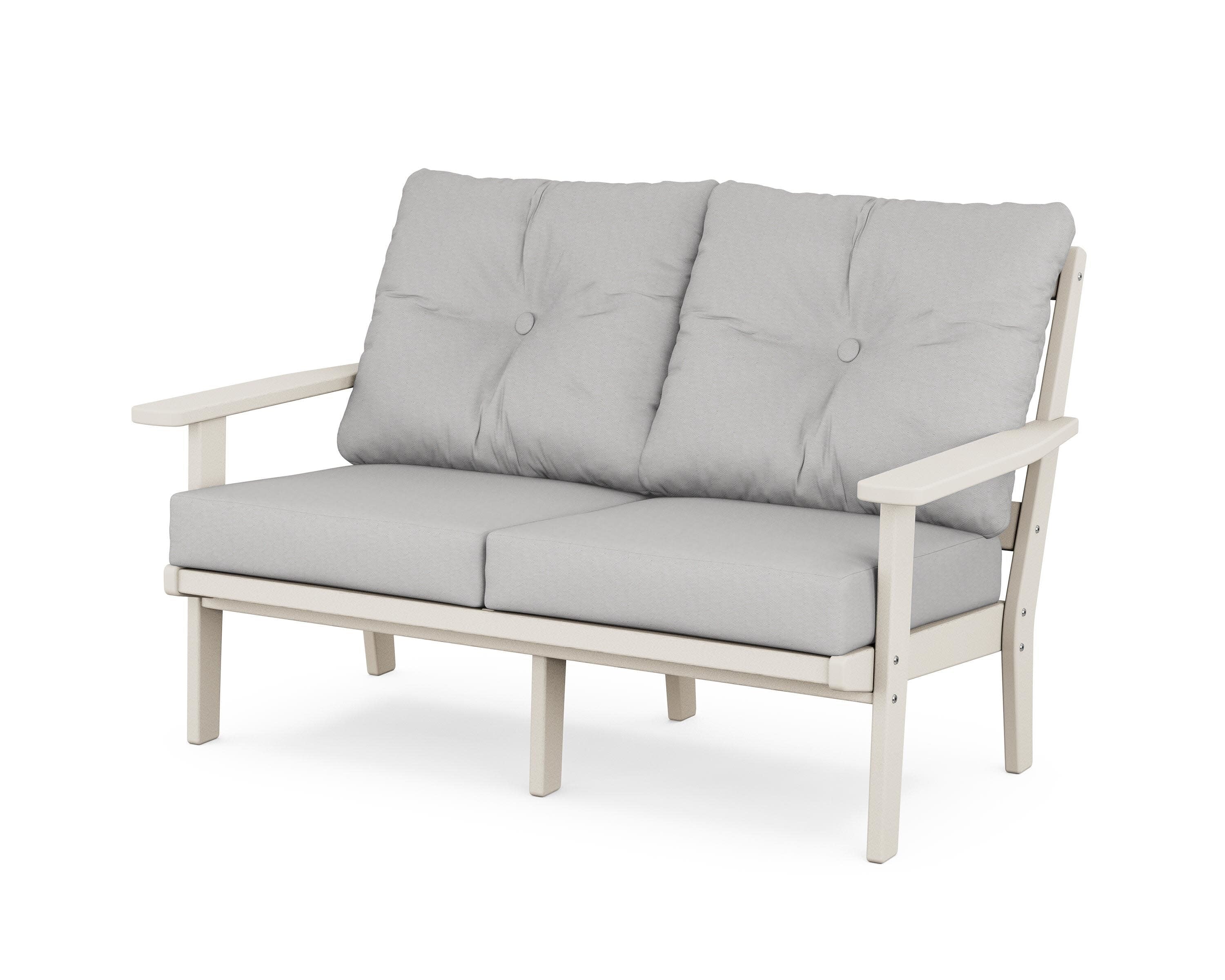 Prairie Deep SeatingLoveseat in Sand / Diamond in the Rough