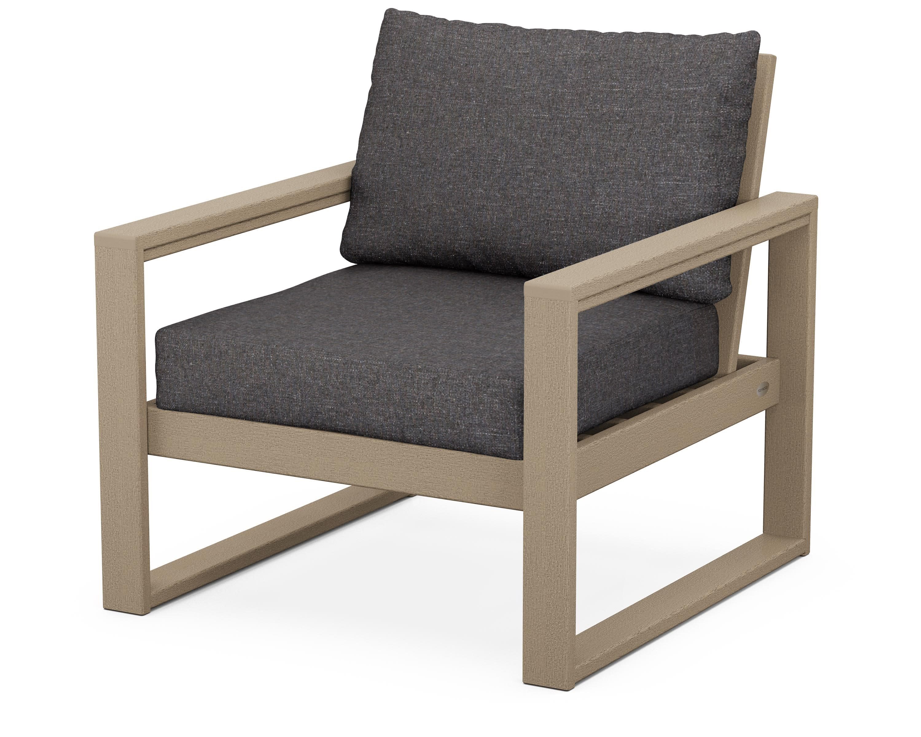 EDGE Club Chair in Vintage Sahara / Ash Charcoal