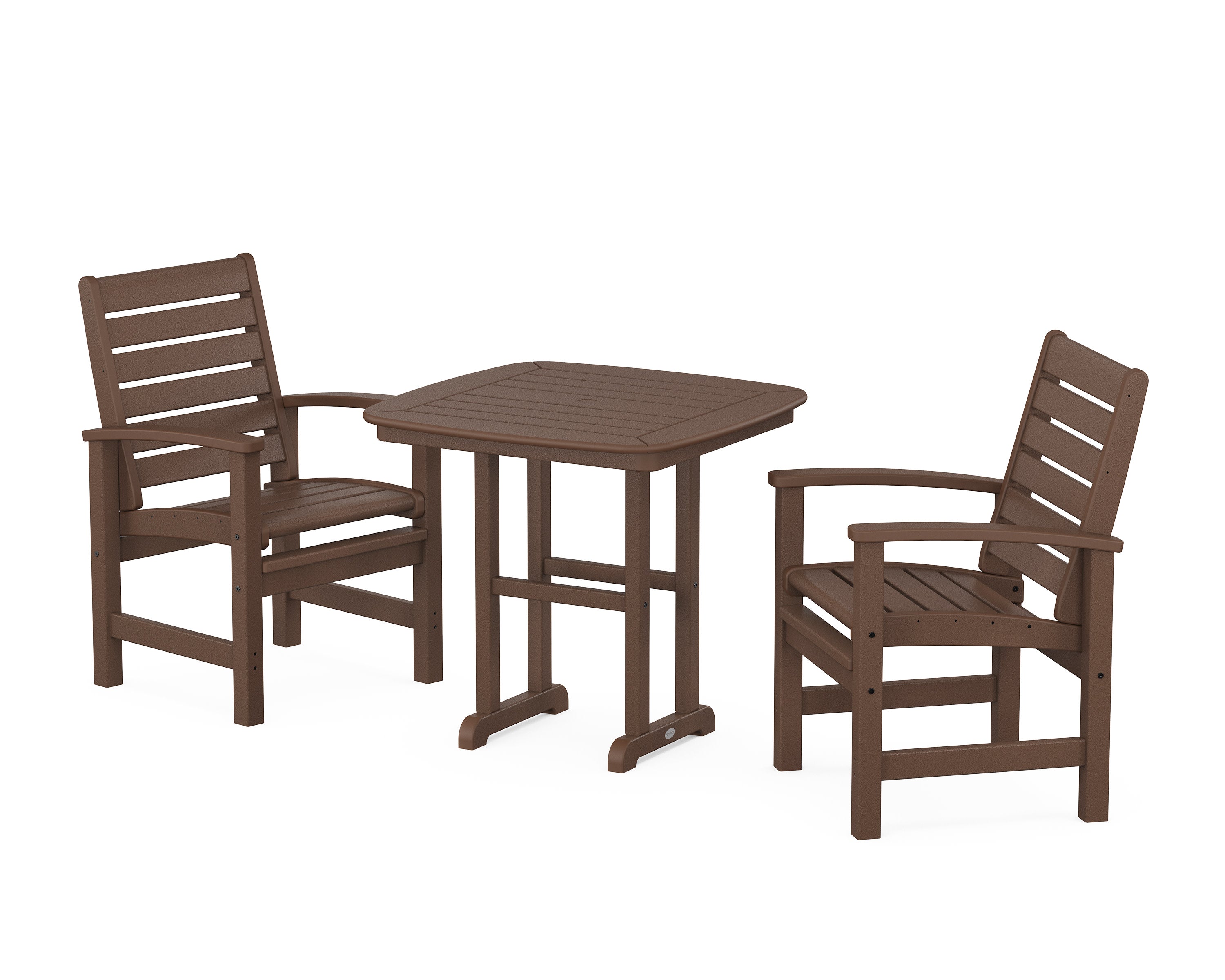 Signature 3-Piece Dining Set in Mahogany