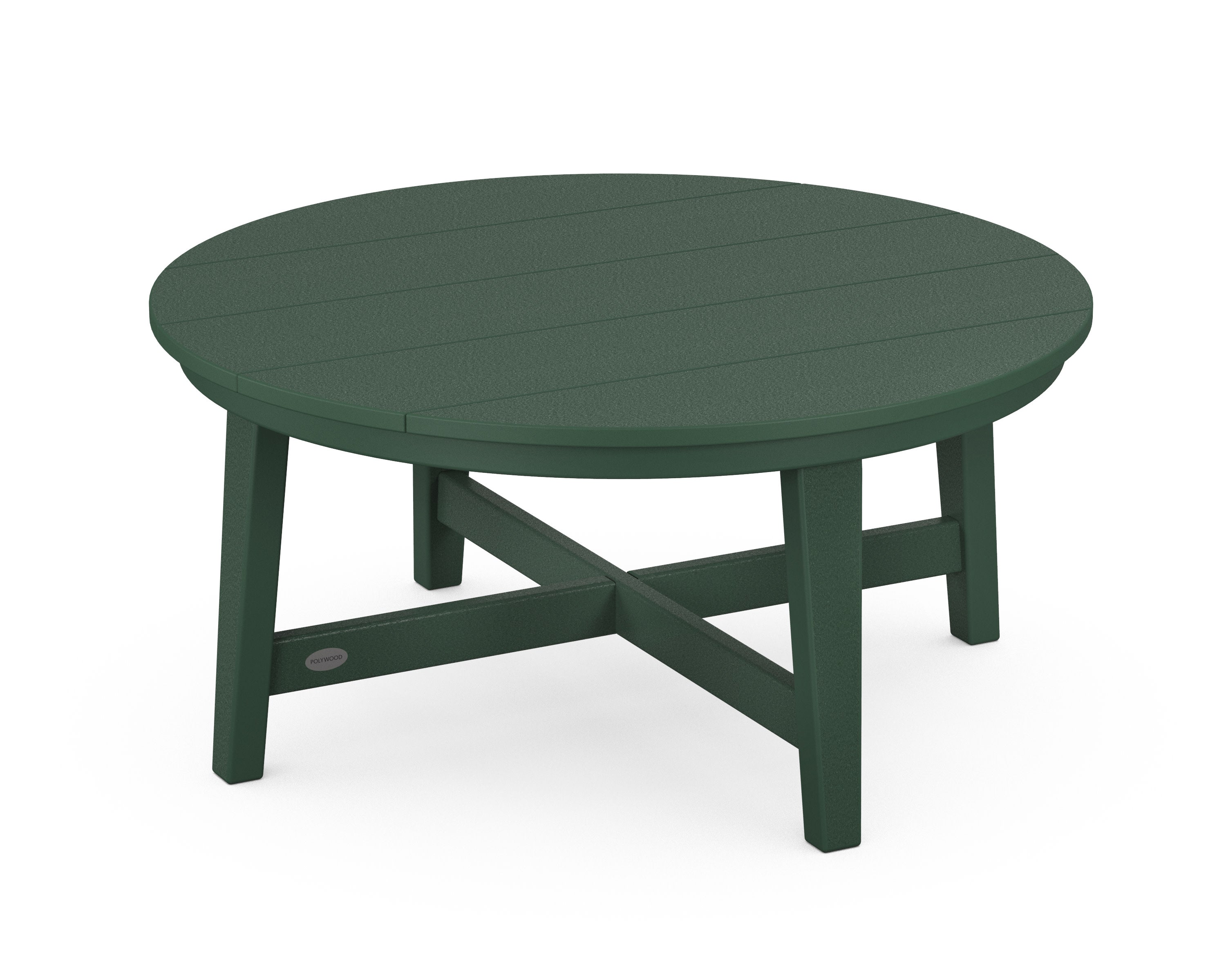 Newport 36" Round Coffee Table in Green