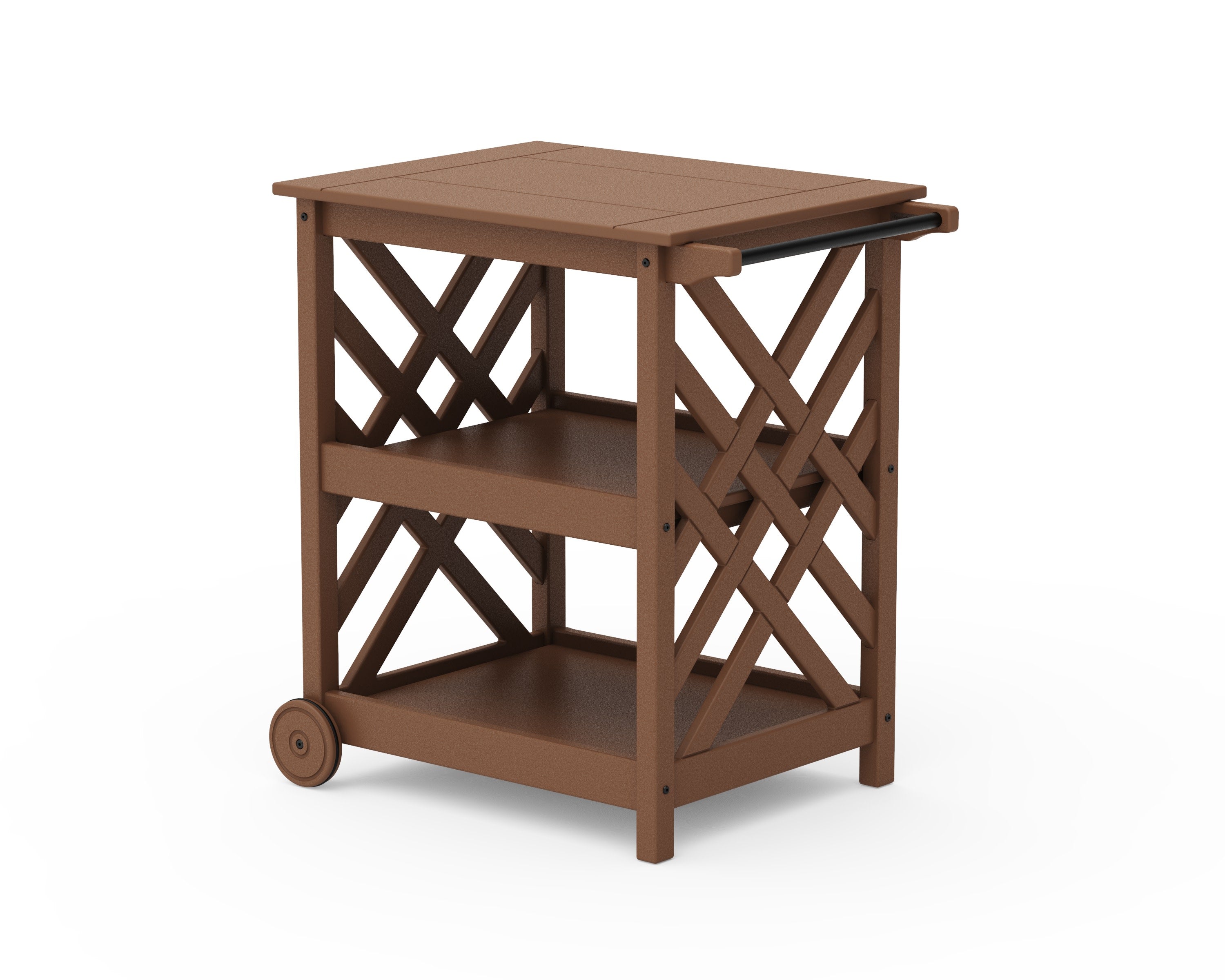 Wovendale Bar Cart in Teak