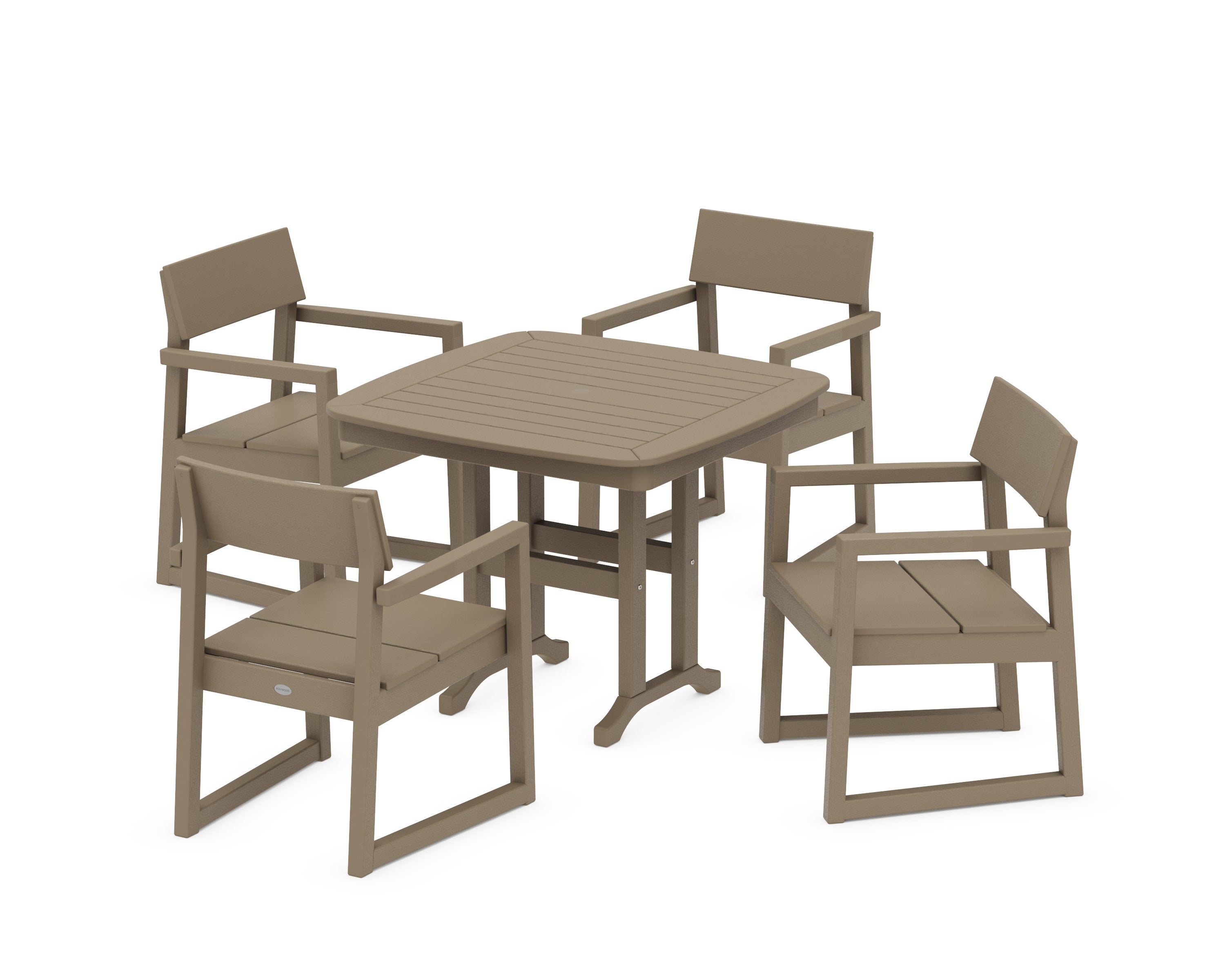 EDGE 5-Piece Dining Set in Vintage Sahara