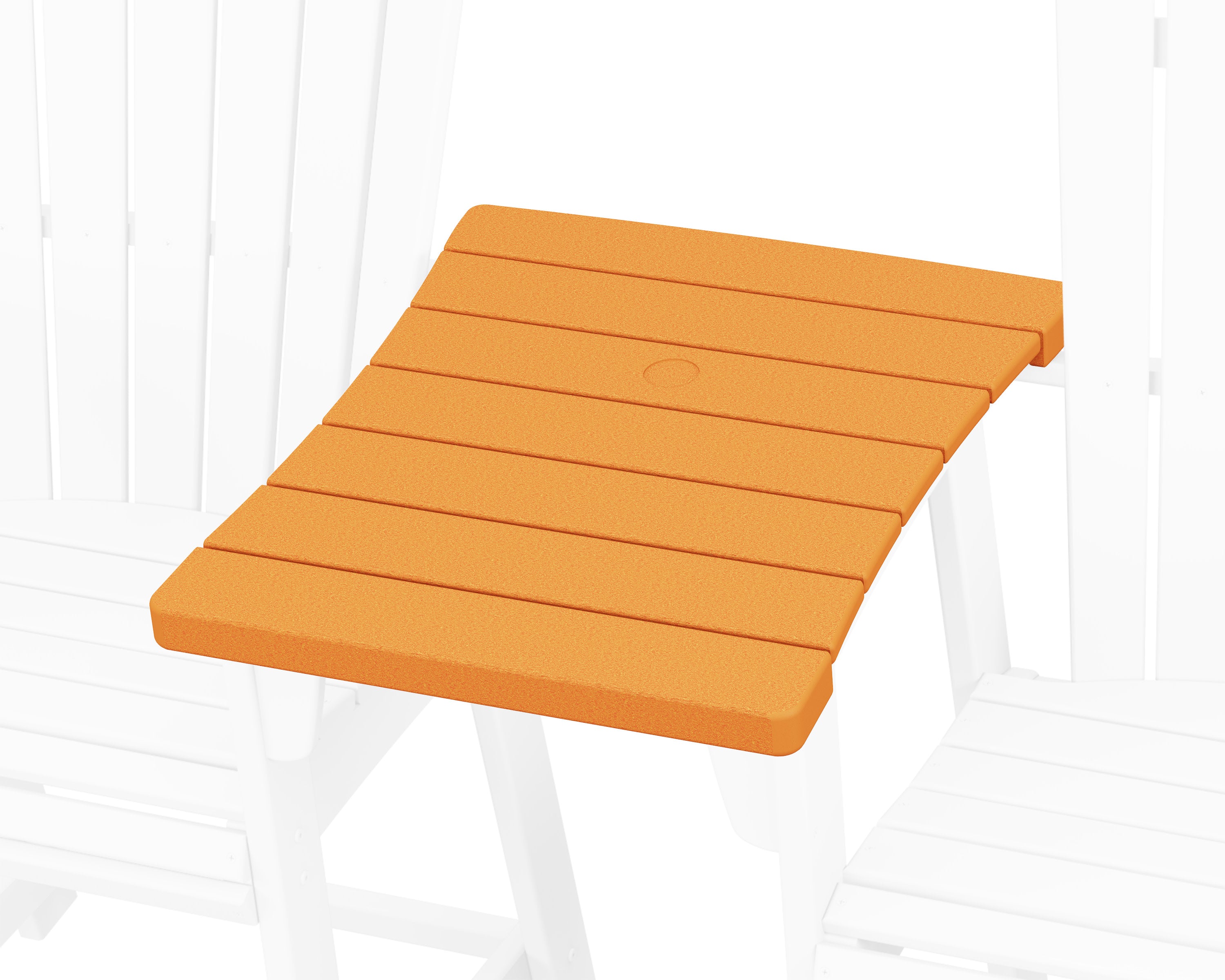 600 Series Straight Adirondack Dining Connecting Table in Tangerine