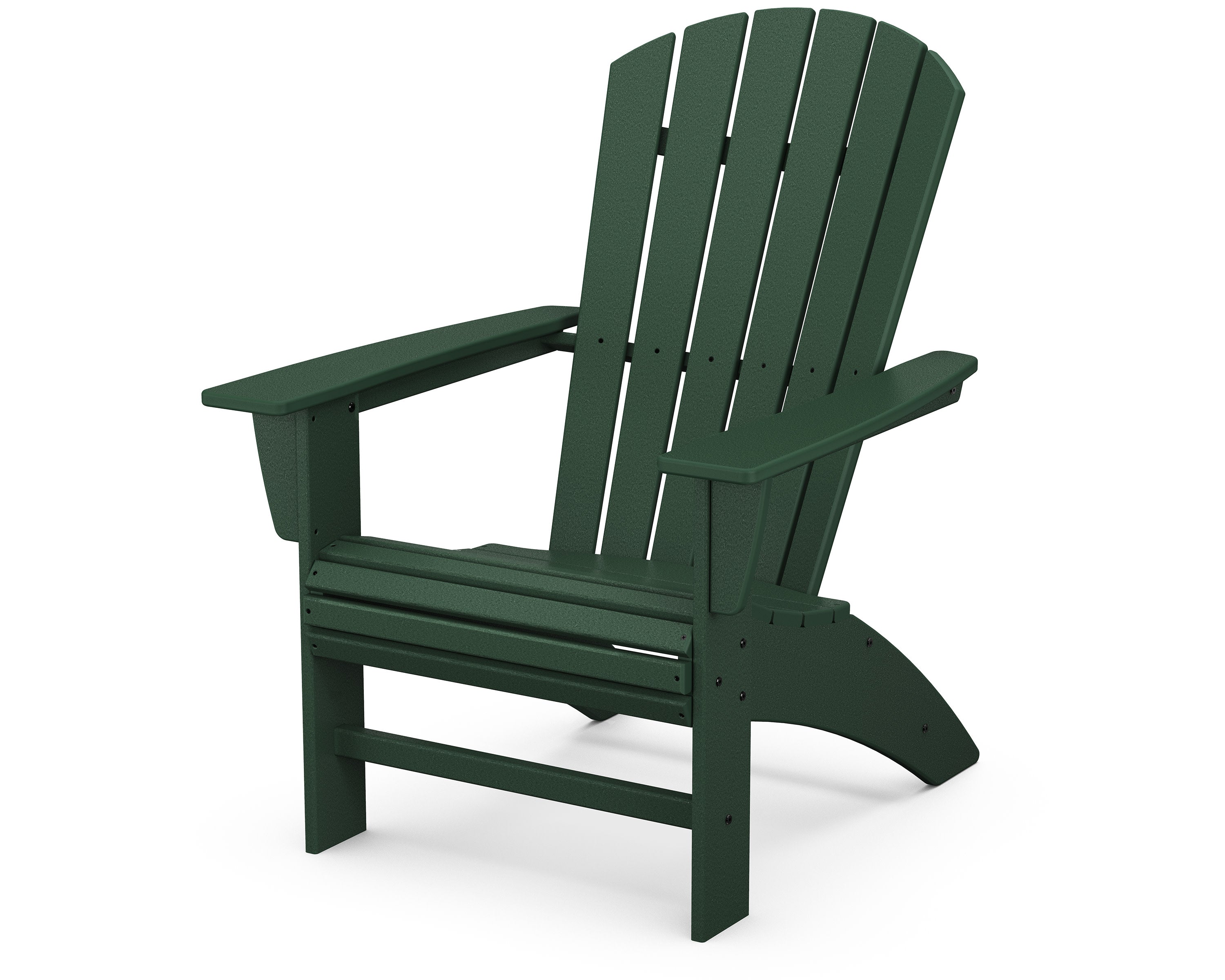 Nautical Curveback Adirondack Chair in Green