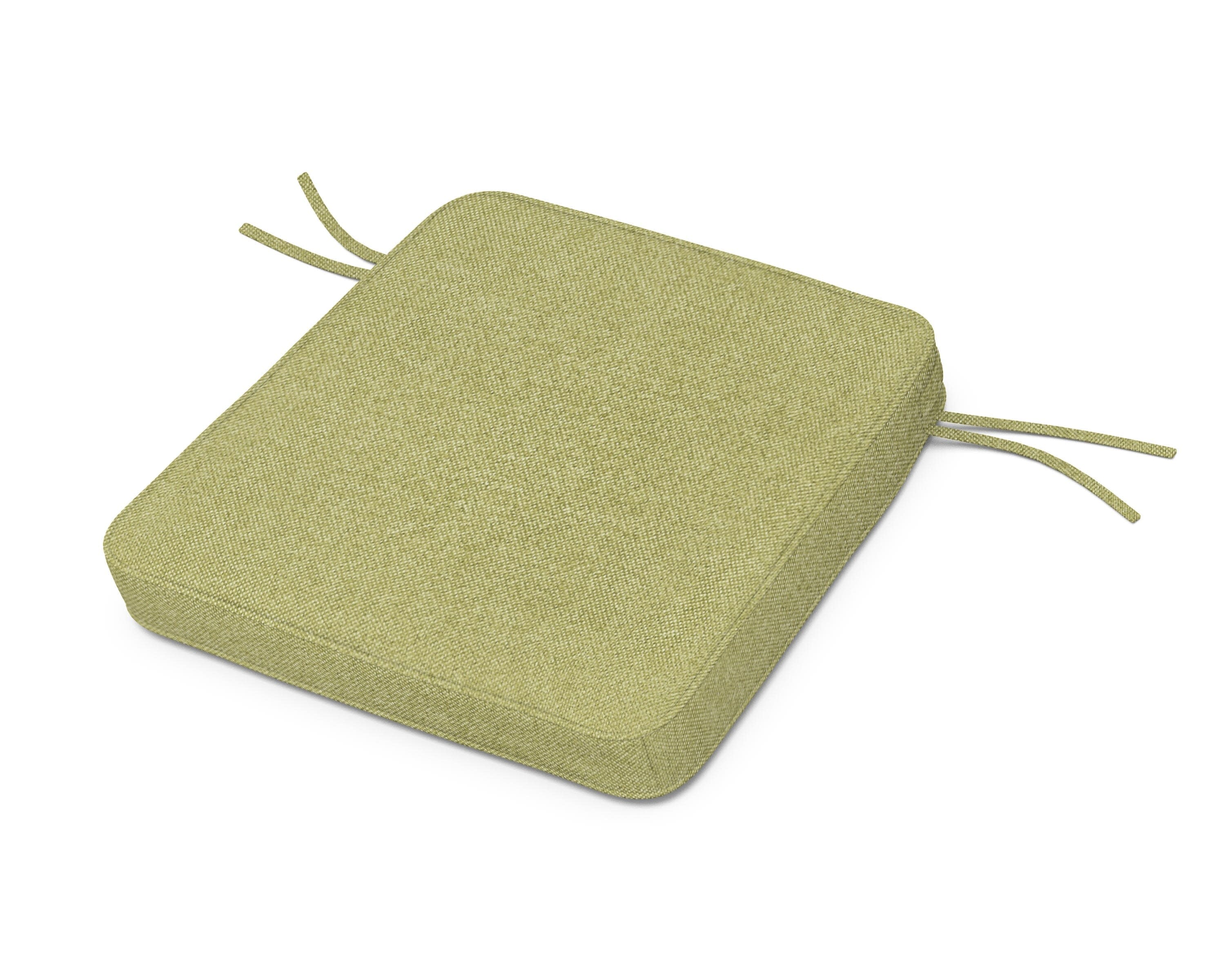 Acadia Dining Arm Seat Cushion in Chartreuse Boucle