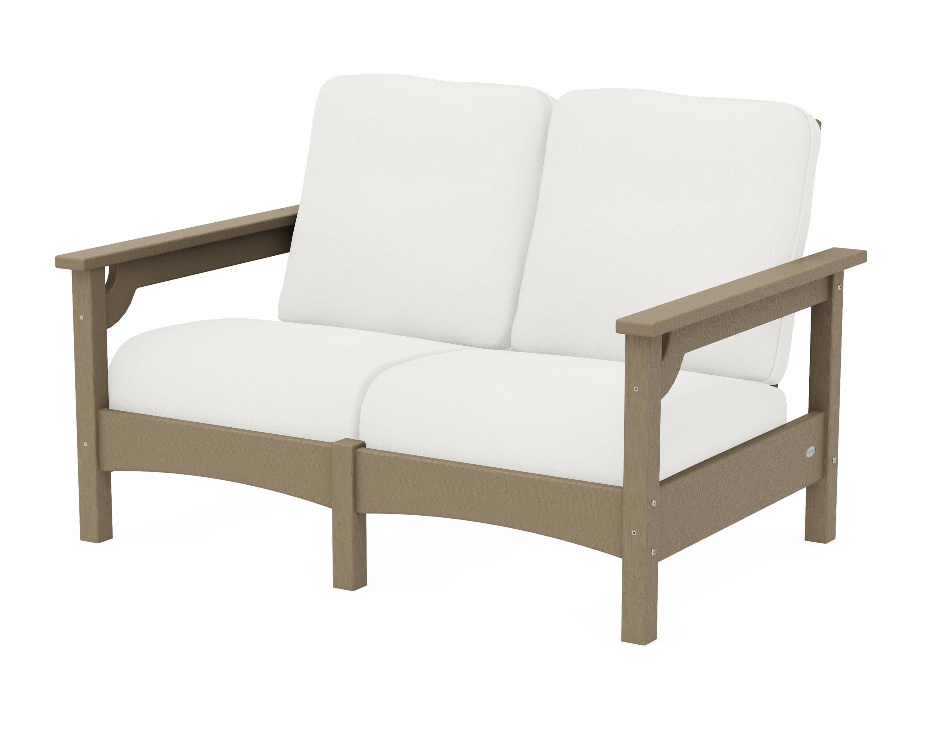 Club Loveseat in Vintage Sahara / Natural Linen
