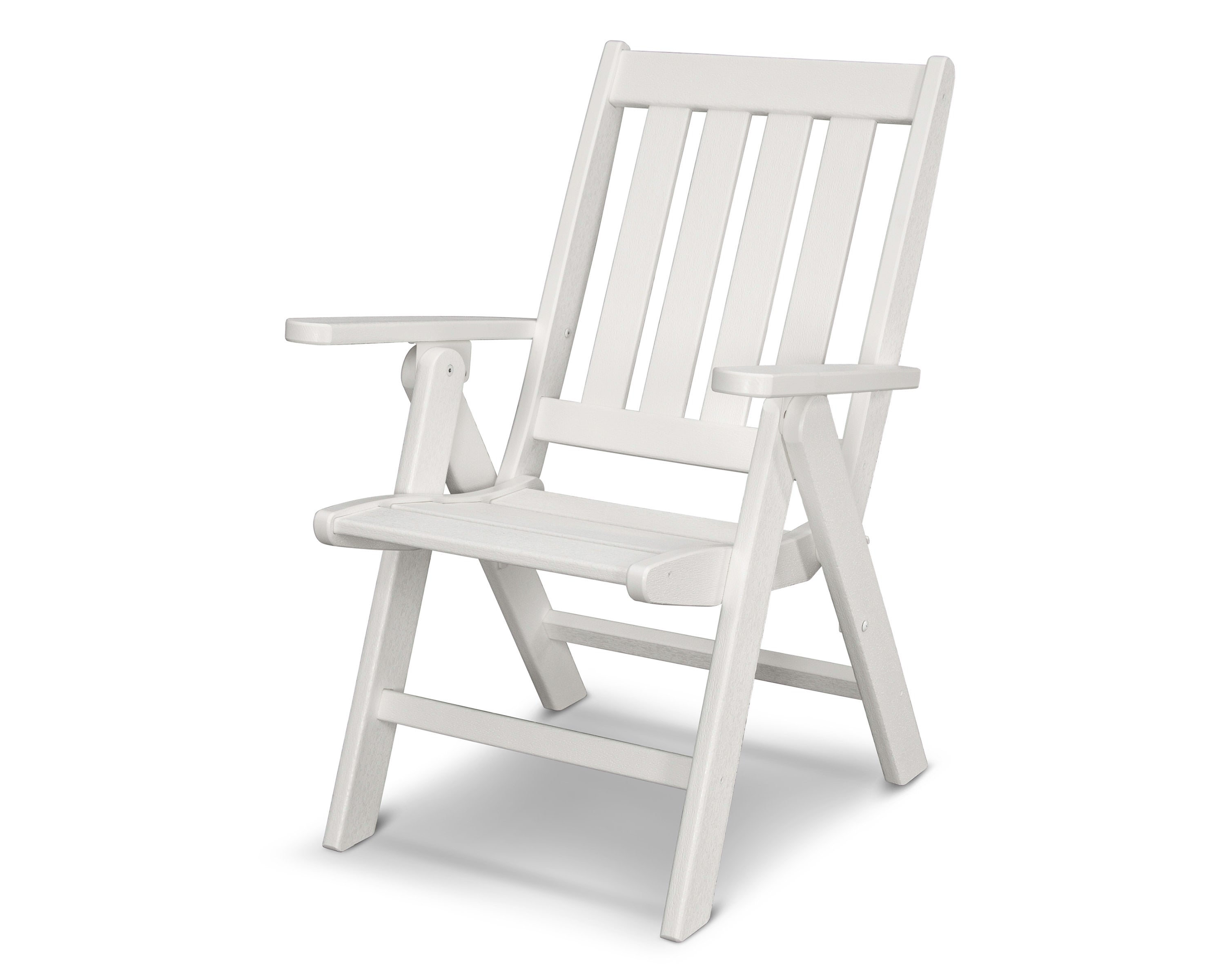 Vineyard Folding Dining Chair in Vintage White