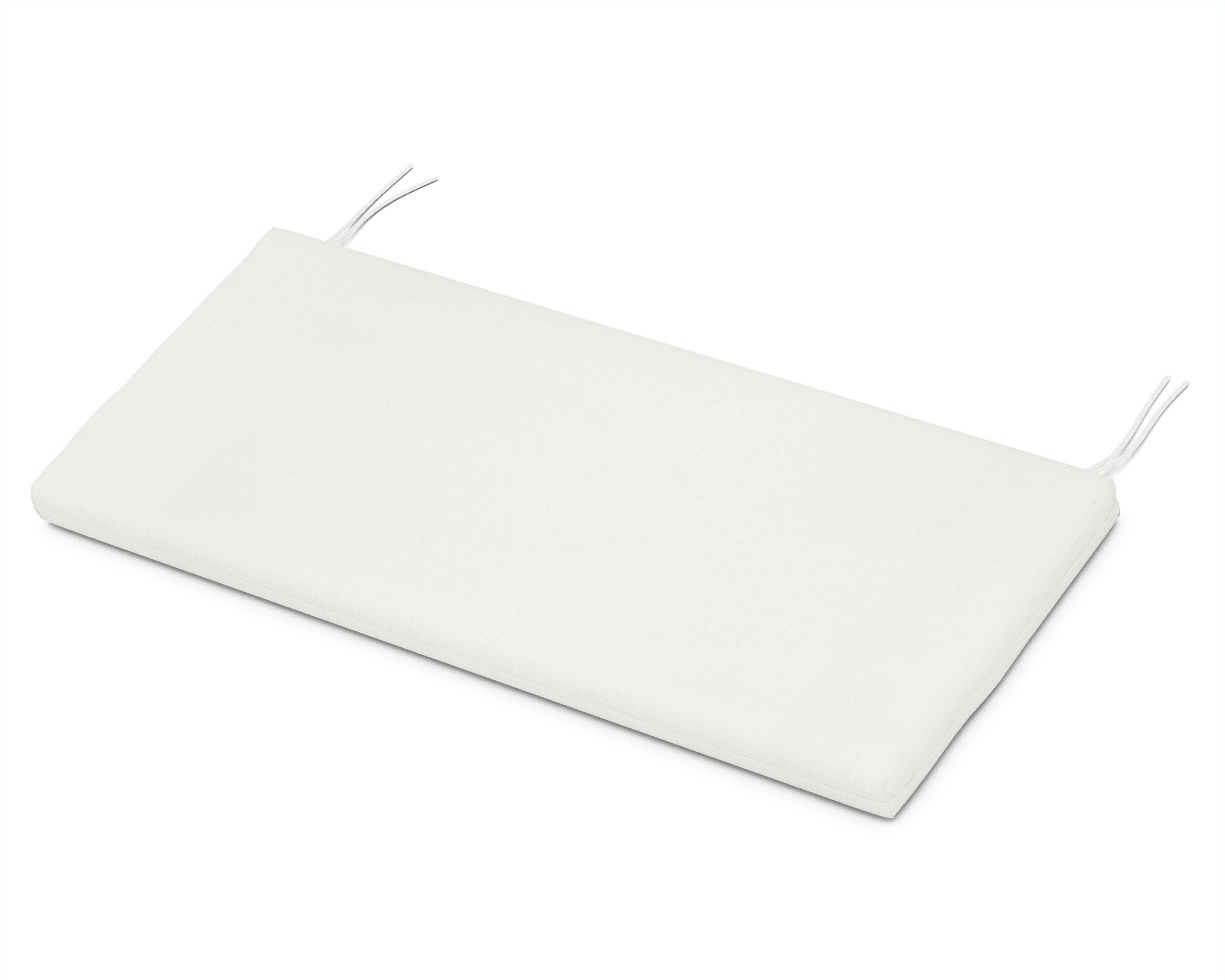 Bench Seat Cushion - 17.25"D x 44.5"W x 2.5"H in Natural Linen