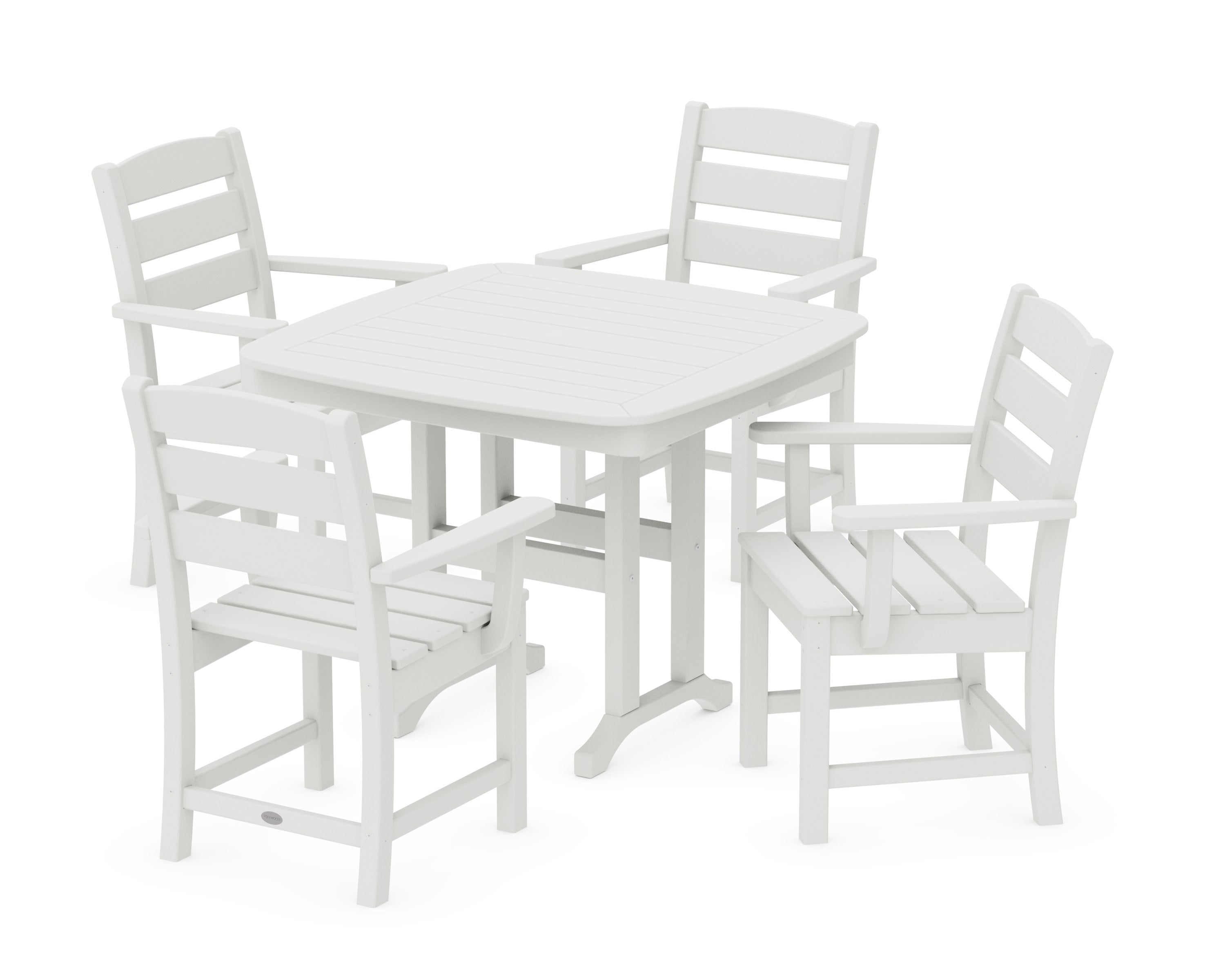Lakeside 5-Piece Dining Set in Vintage White