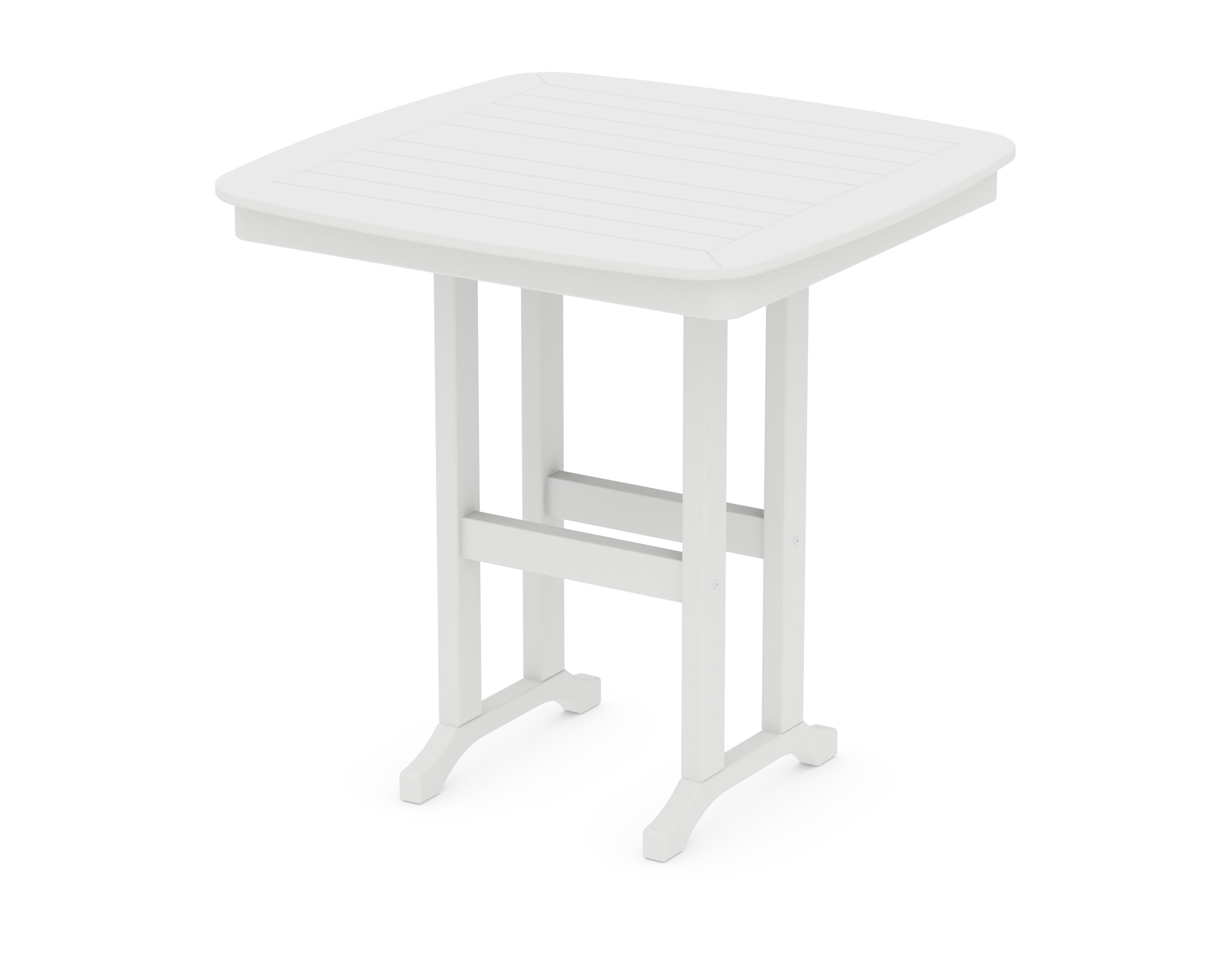 Nautical 37" Counter Table in White