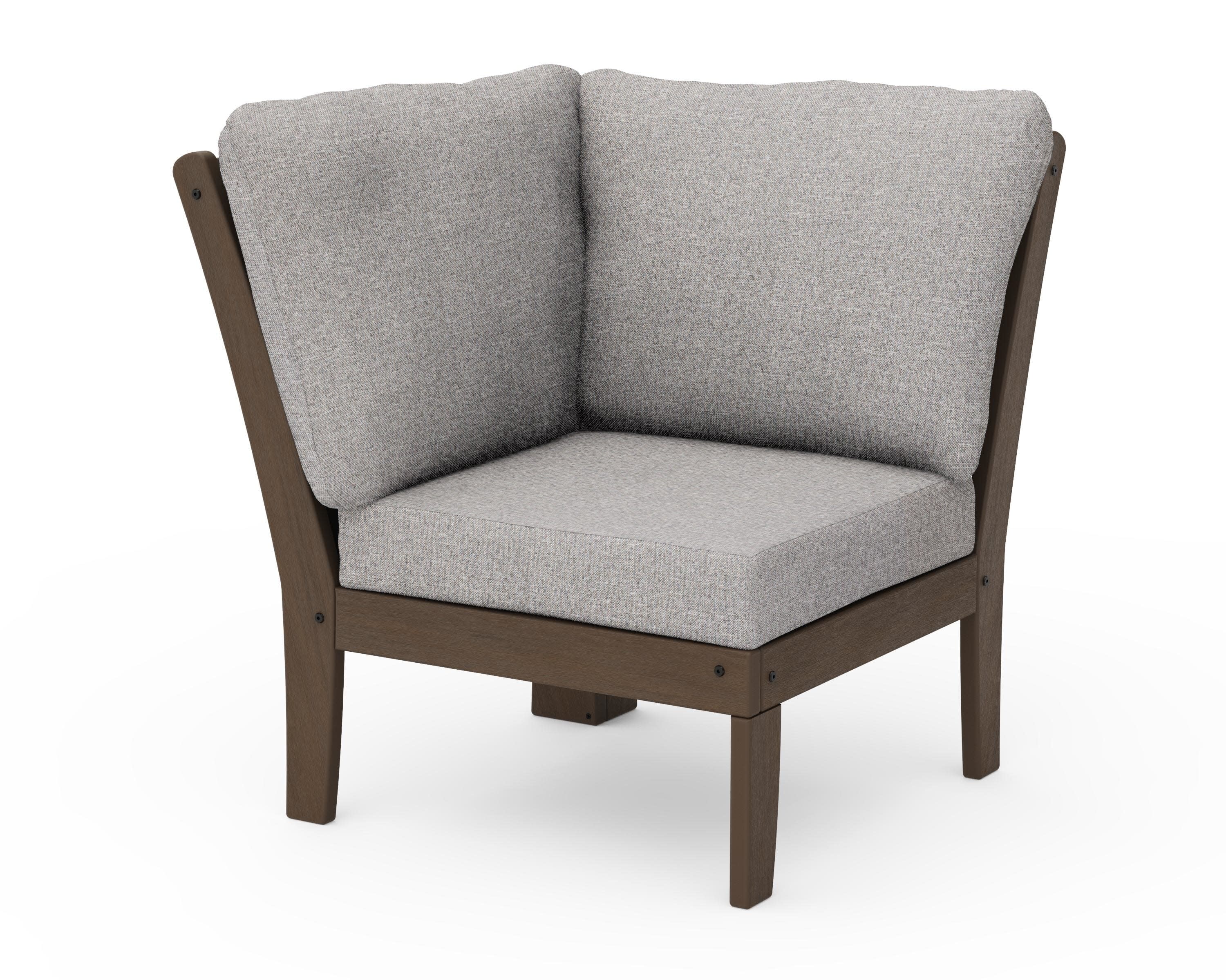 Braxton Modular Corner Chair in Kona / Grey Mist