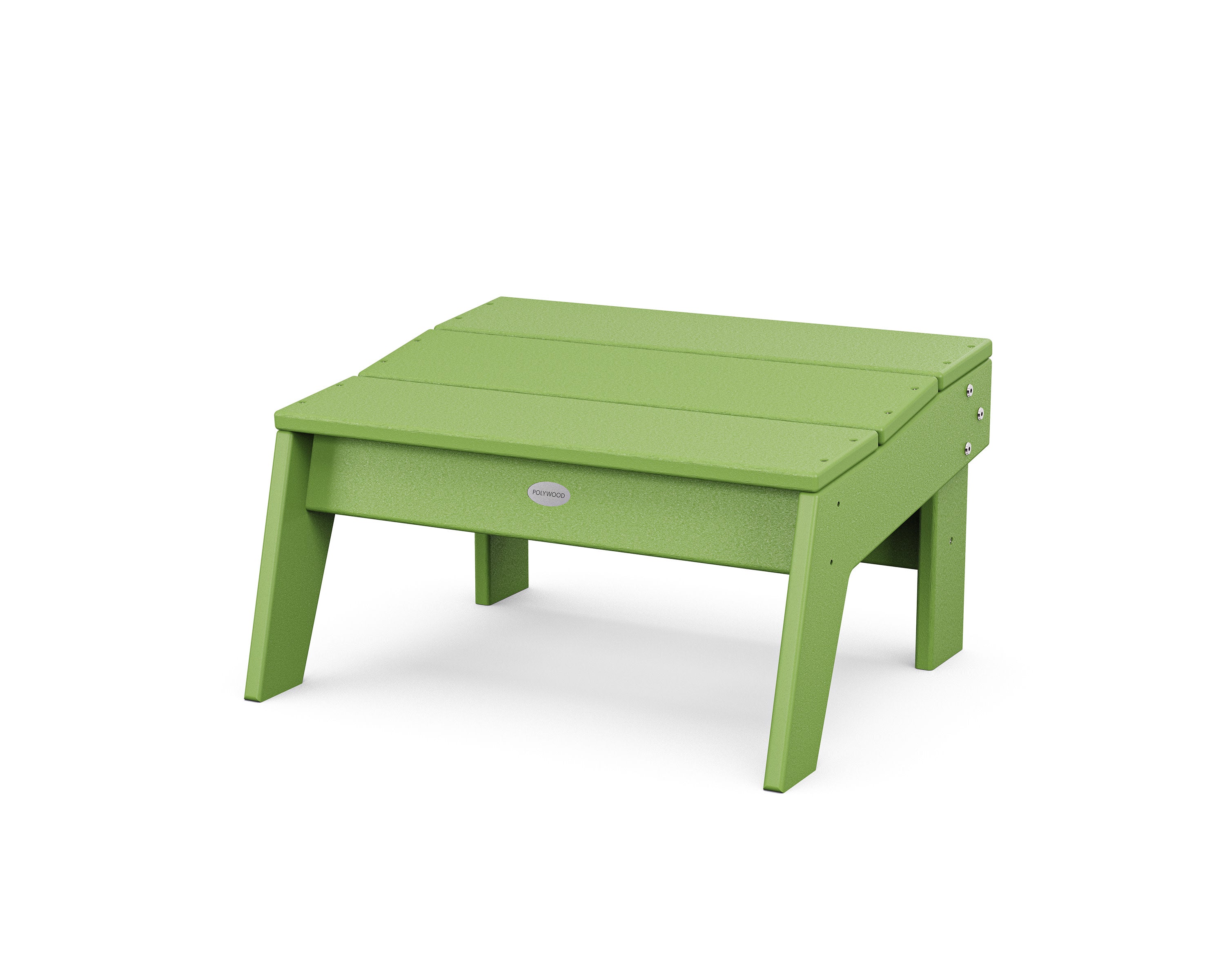 Modern Studio Oversized Ottoman in Lime