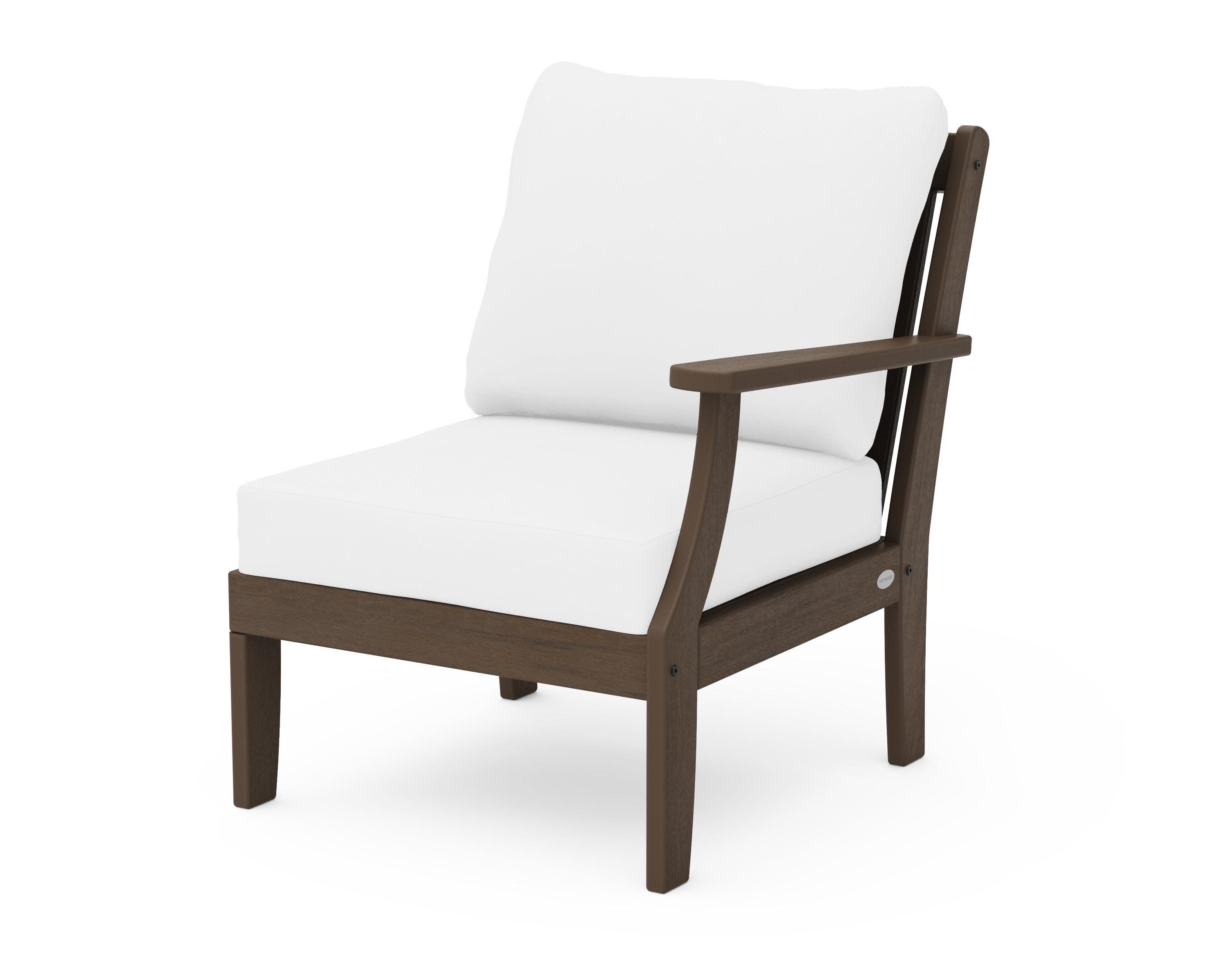 Braxton Modular Right Arm Chair in Kona / Natural