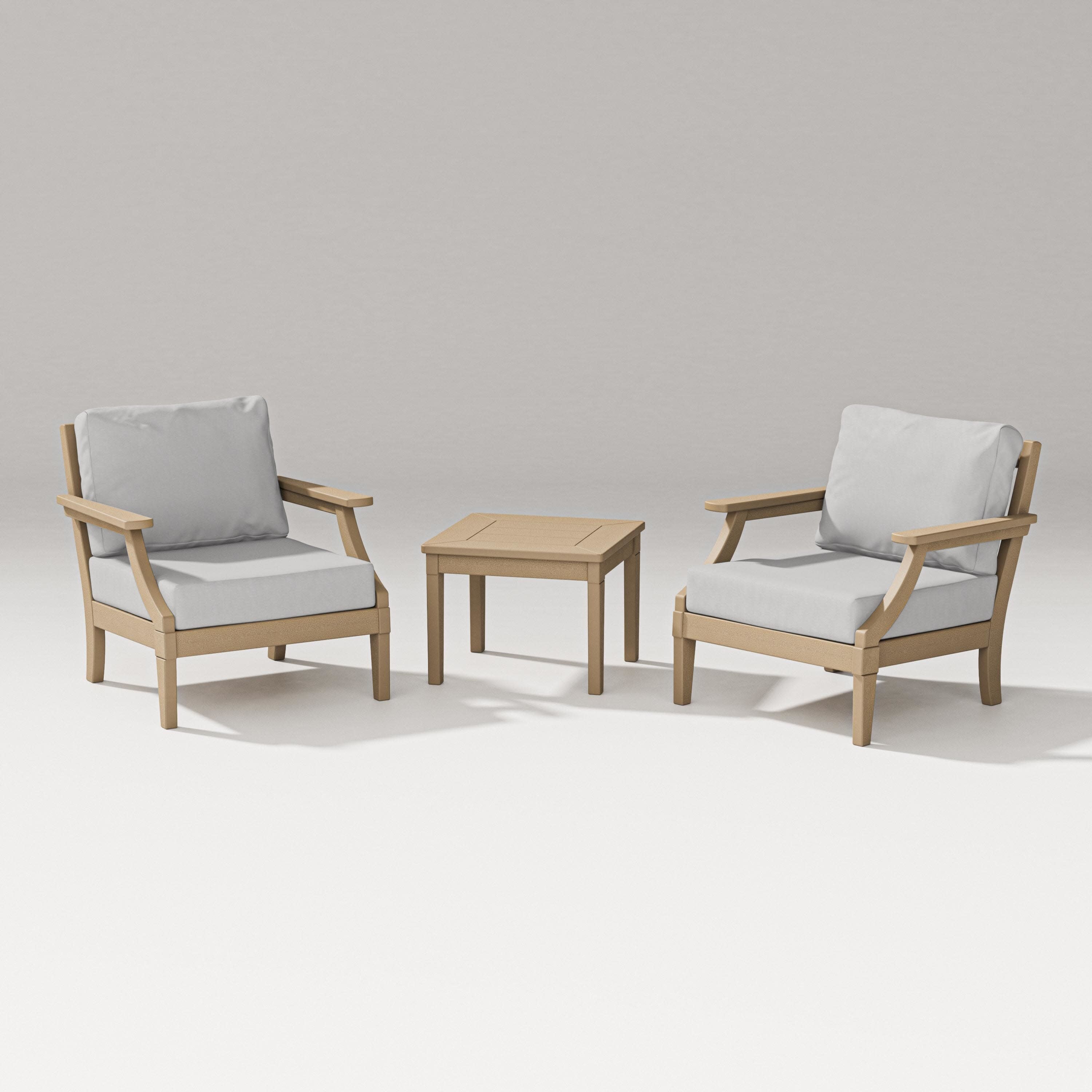 Estate 3-Piece Lounge Chair Set in Vintage Sahara / Diamond in the Rough