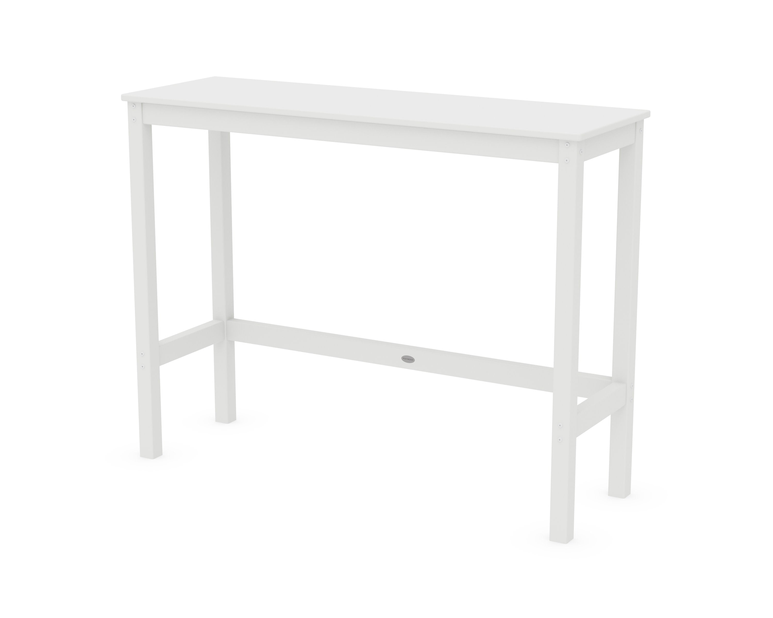 Studio Balcony Bar Table in White