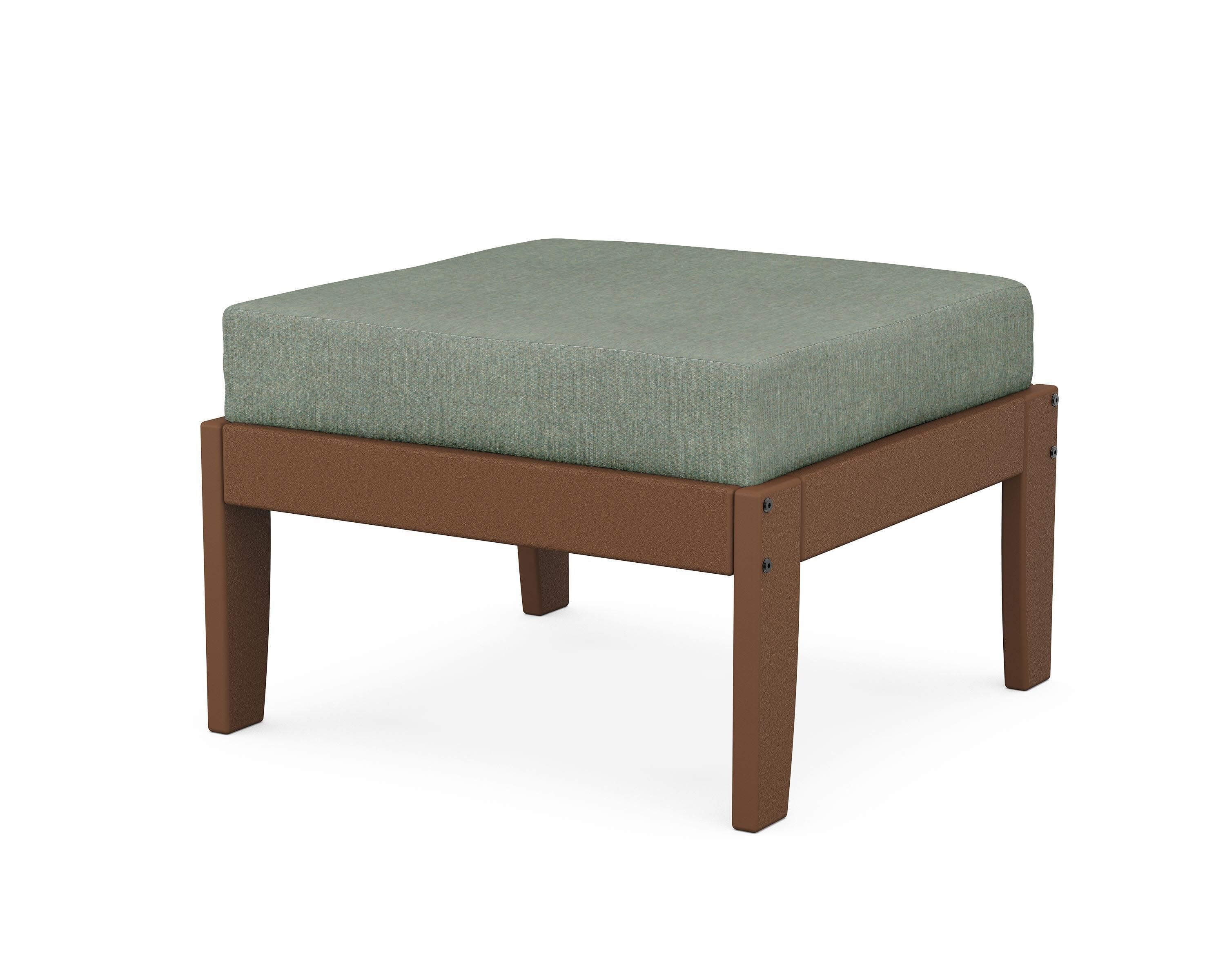 Modular Ottoman - Classic in Teak / Cast Sage