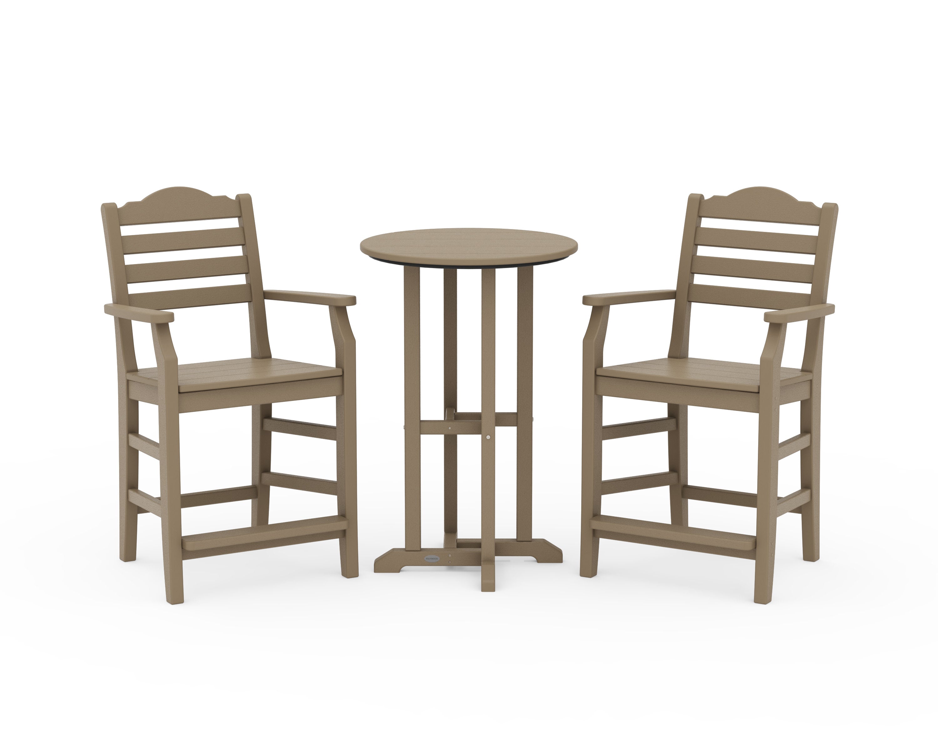 Savannah 3-Piece Farmhouse Counter Set in Vintage Sahara