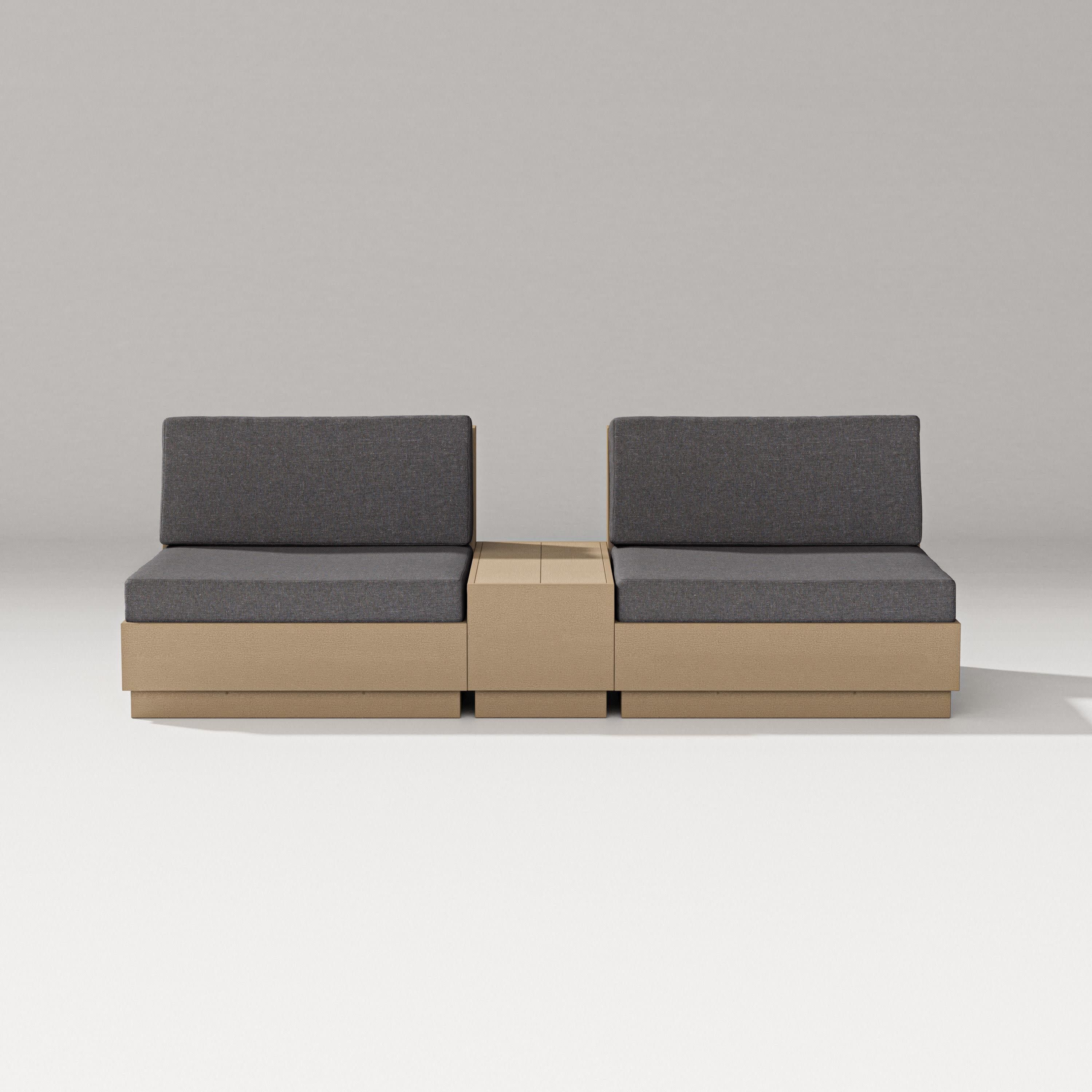 Elevate Lounge Chair Set in Vintage Sahara / Ash Charcoal