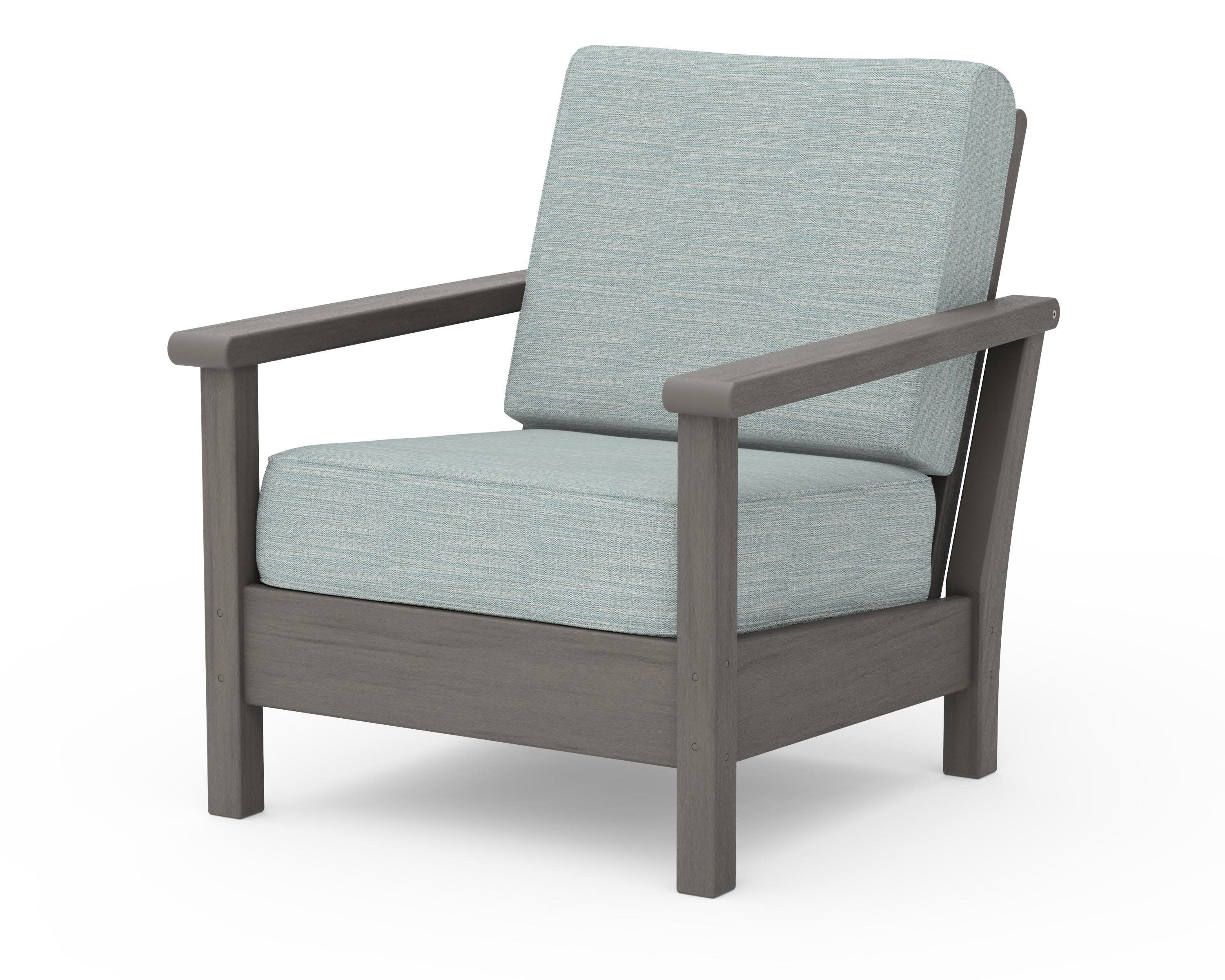 Harbour Deep Seating Chair in Driftwood / Soothe Mist