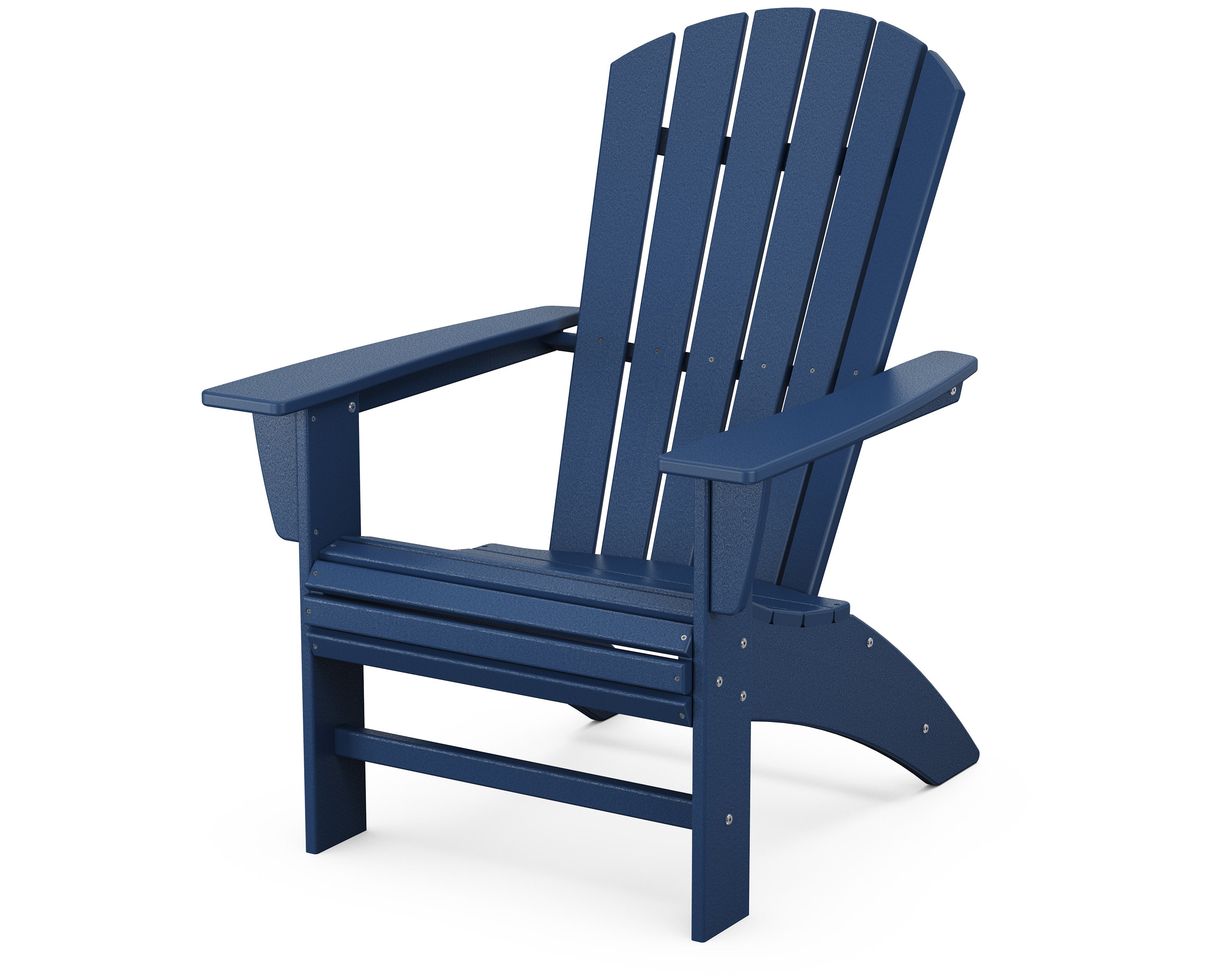 Nautical Curveback Adirondack Chair in Navy