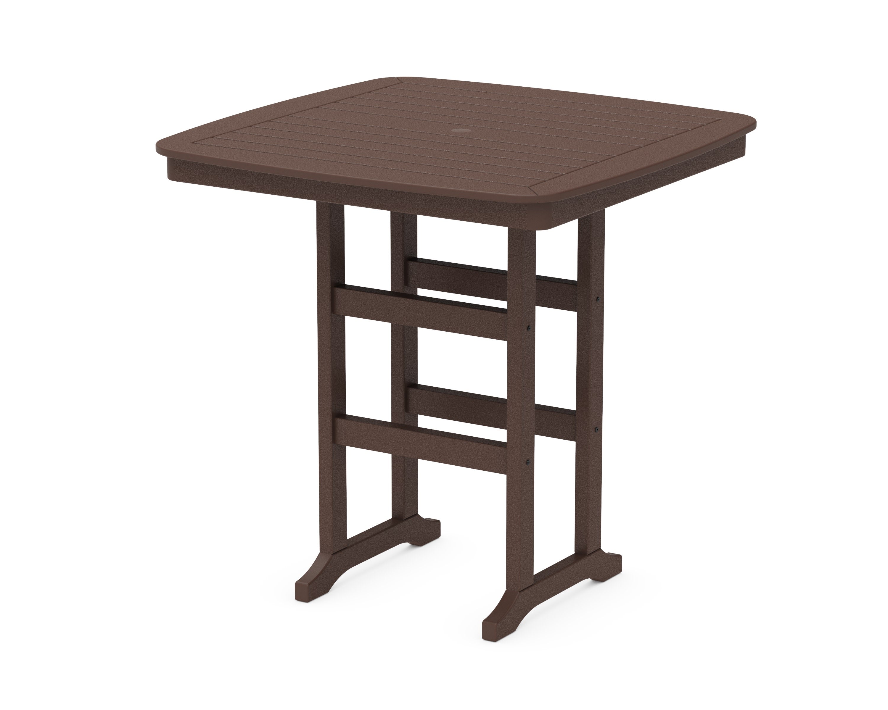 Nautical 44" Bar Table in Mahogany
